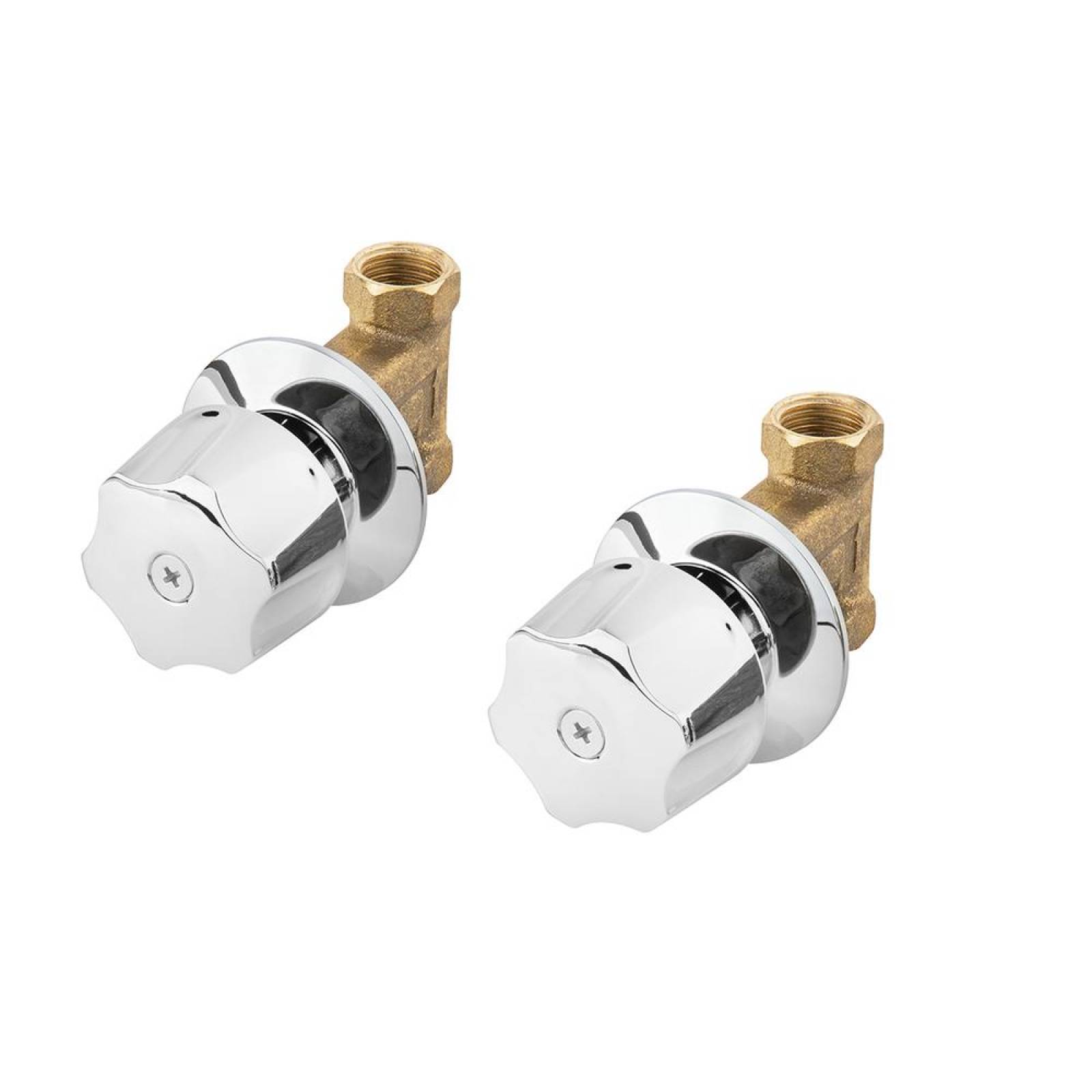 Juego de llaves de empotrar para regadera 