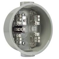 Base Medidor De Luz 5 Terminales De Latón