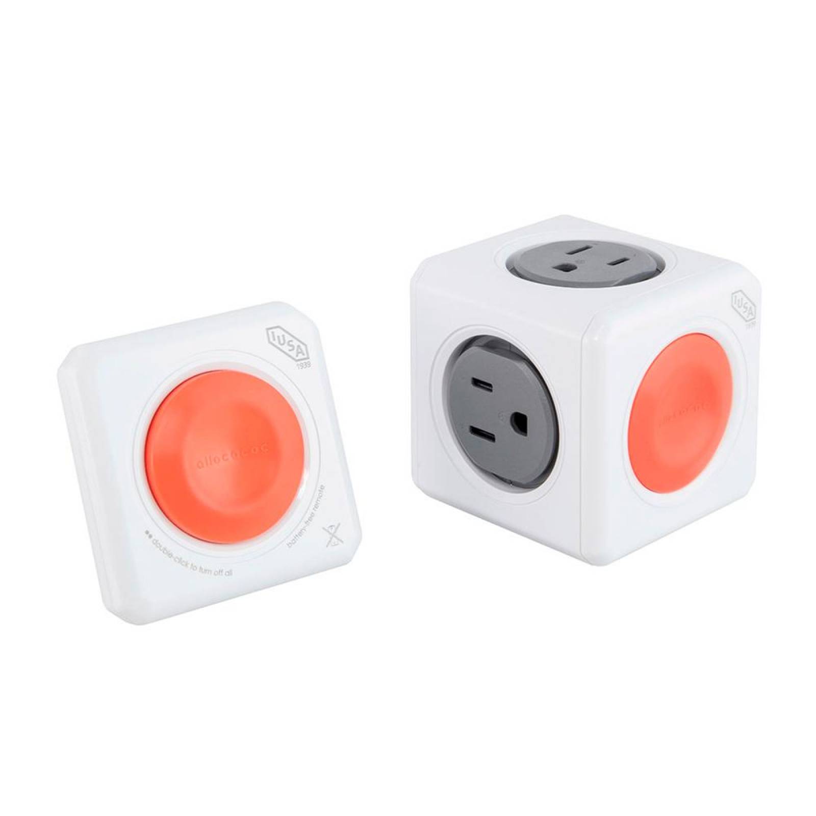 Multicontacto y Supresor de Picos eCUBE, control remoto 