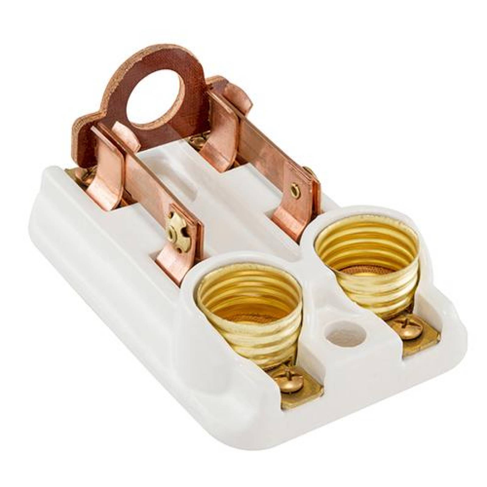 Interruptor 2 polos fusible tipo tapón, 1 tiro