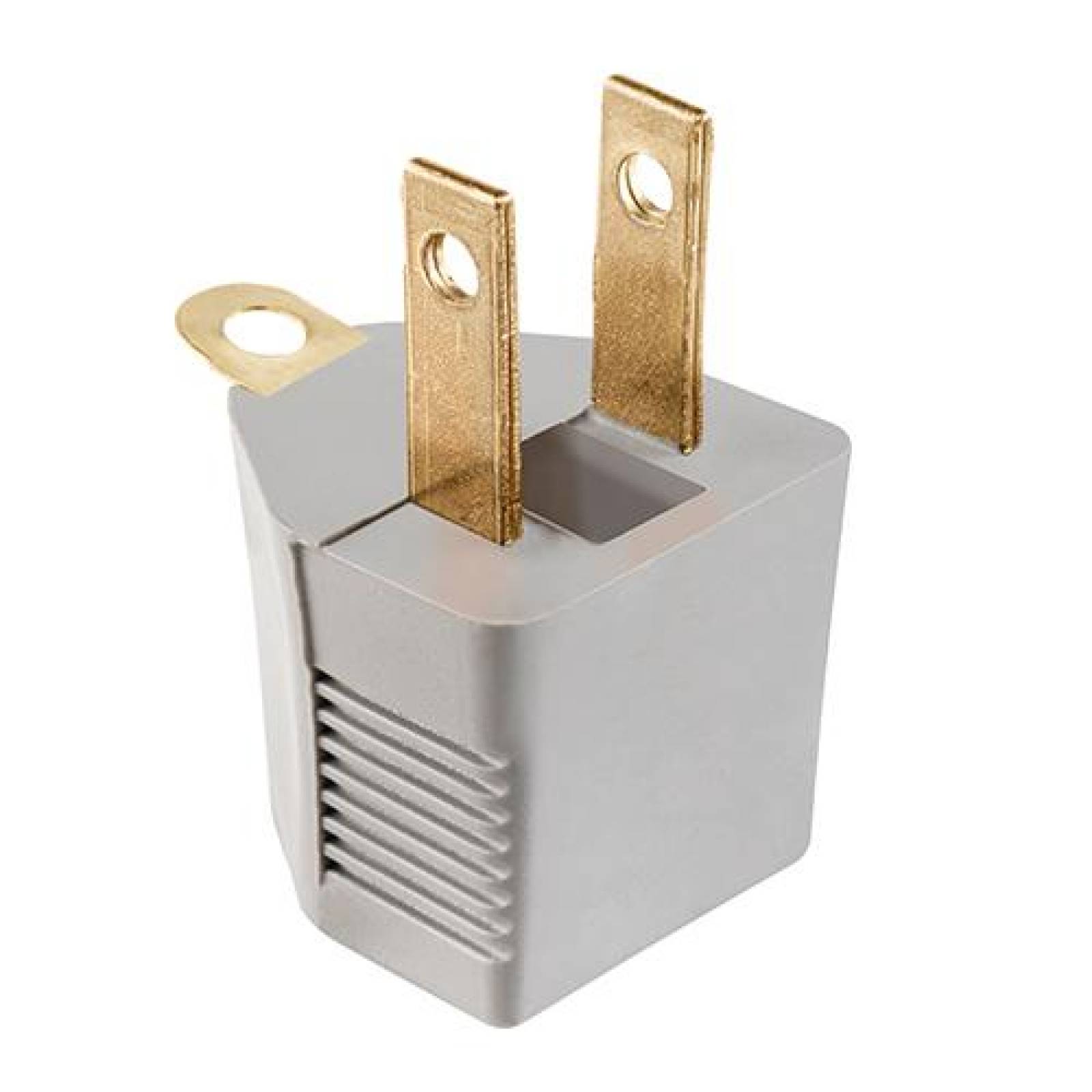 Clavija Convertidora A Tierra IUSA Gris 