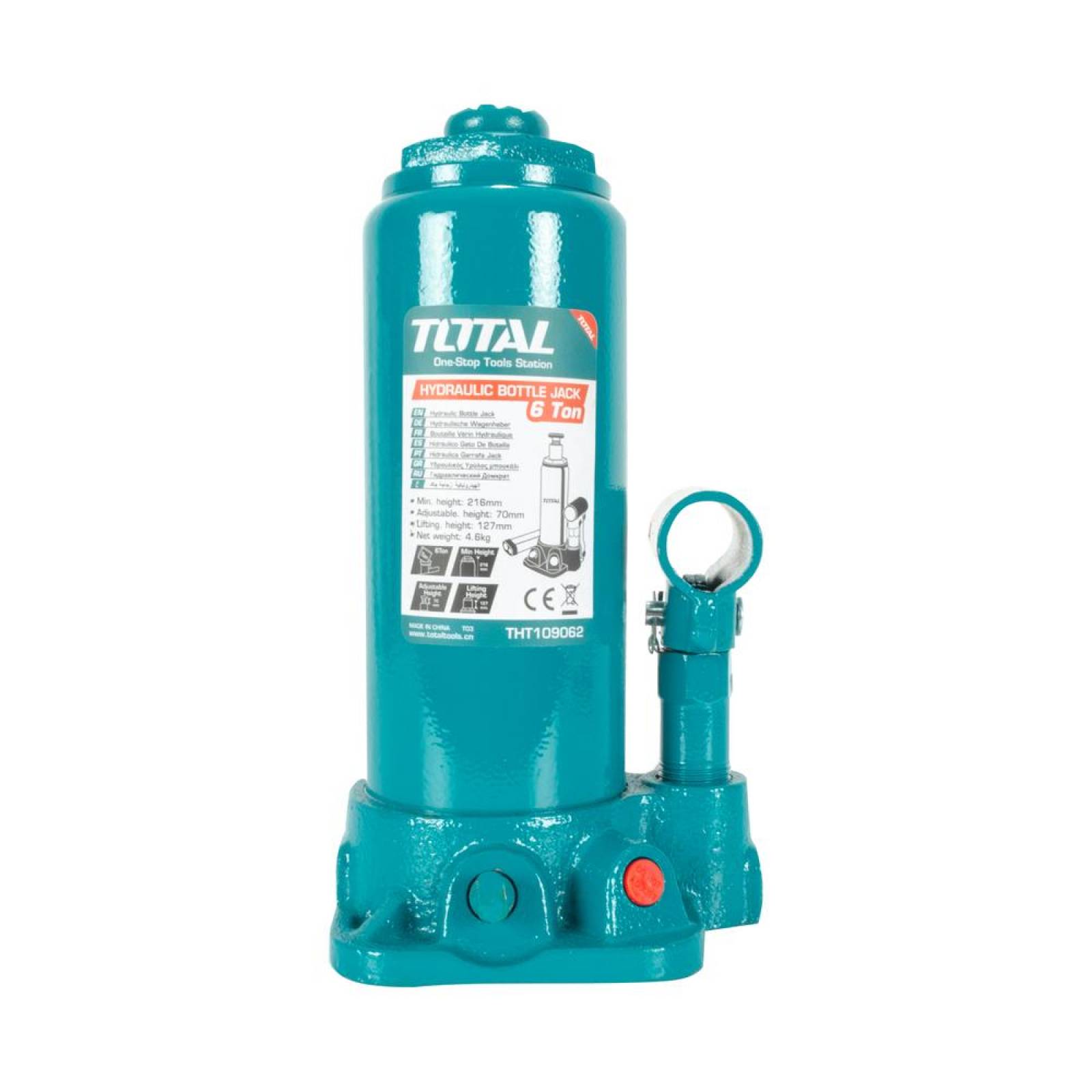 Gato Hidráulico de Botella de 6 Toneladas