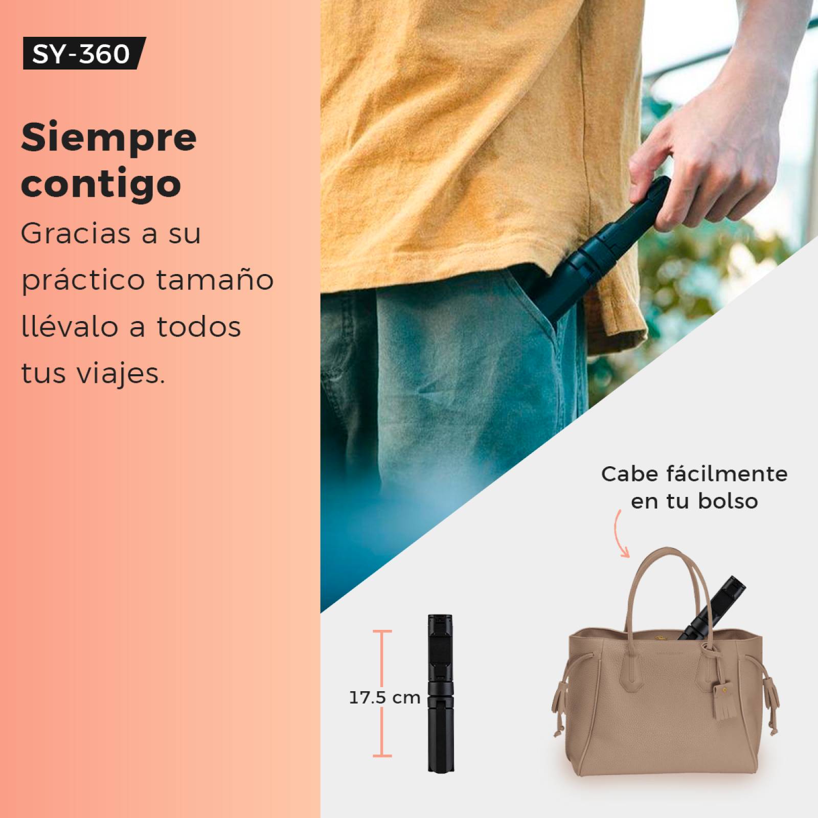 Selfie Stick Binden Multifuncional Tripié Sy-360 Compacto 
