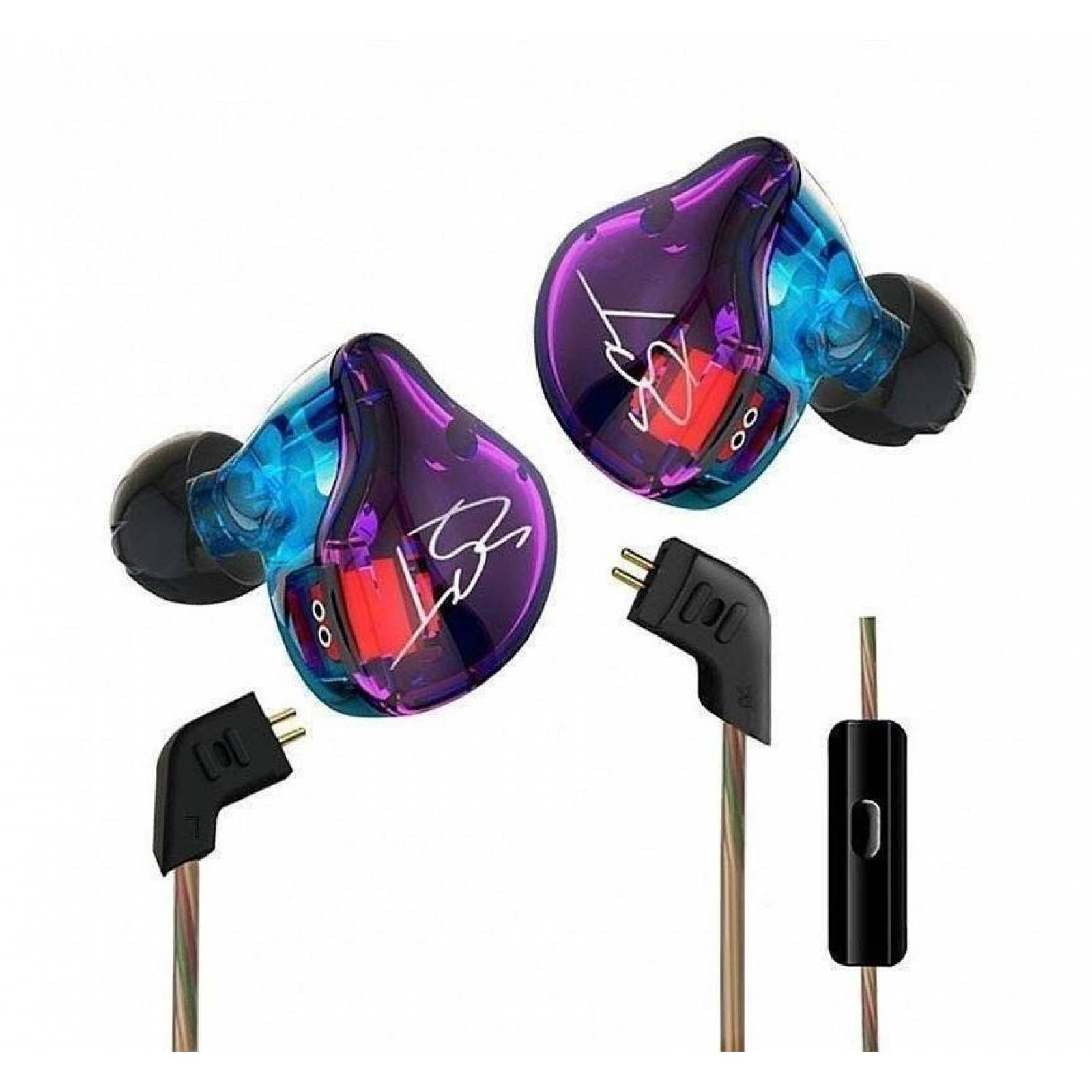 Audífonos Híbridos BINDEN KZ ZST Pro Dual Drivers Gamer Candy