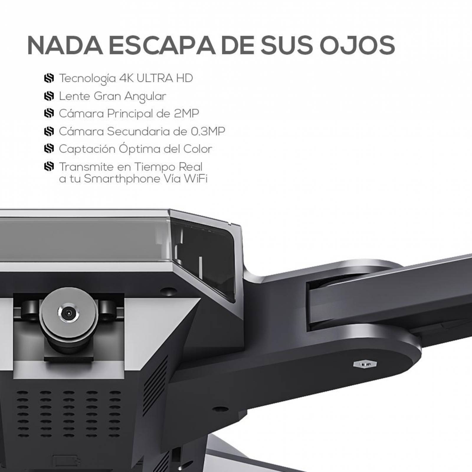 Drone Visuo Xs816 Con Cámara Full Hd Black 