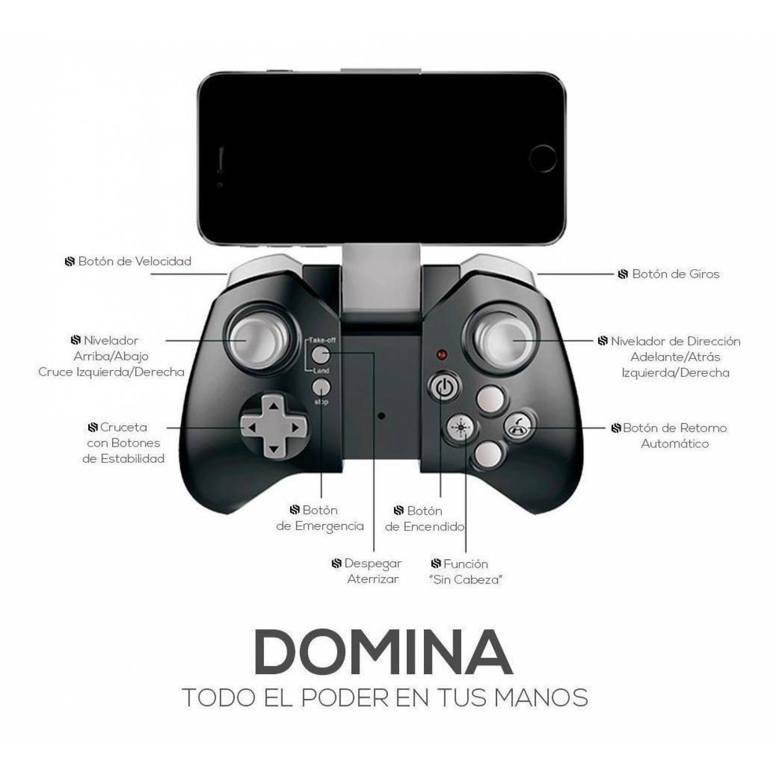 Drone Visuo Xs816 Con Cámara Full Hd Black 