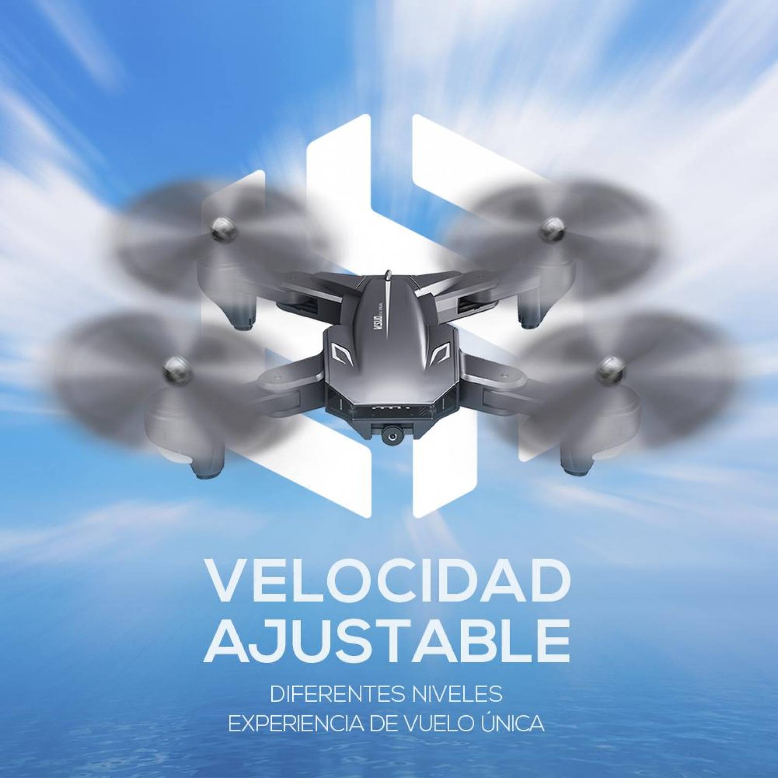 Drone Visuo Xs816 Con Cámara Full Hd Black 