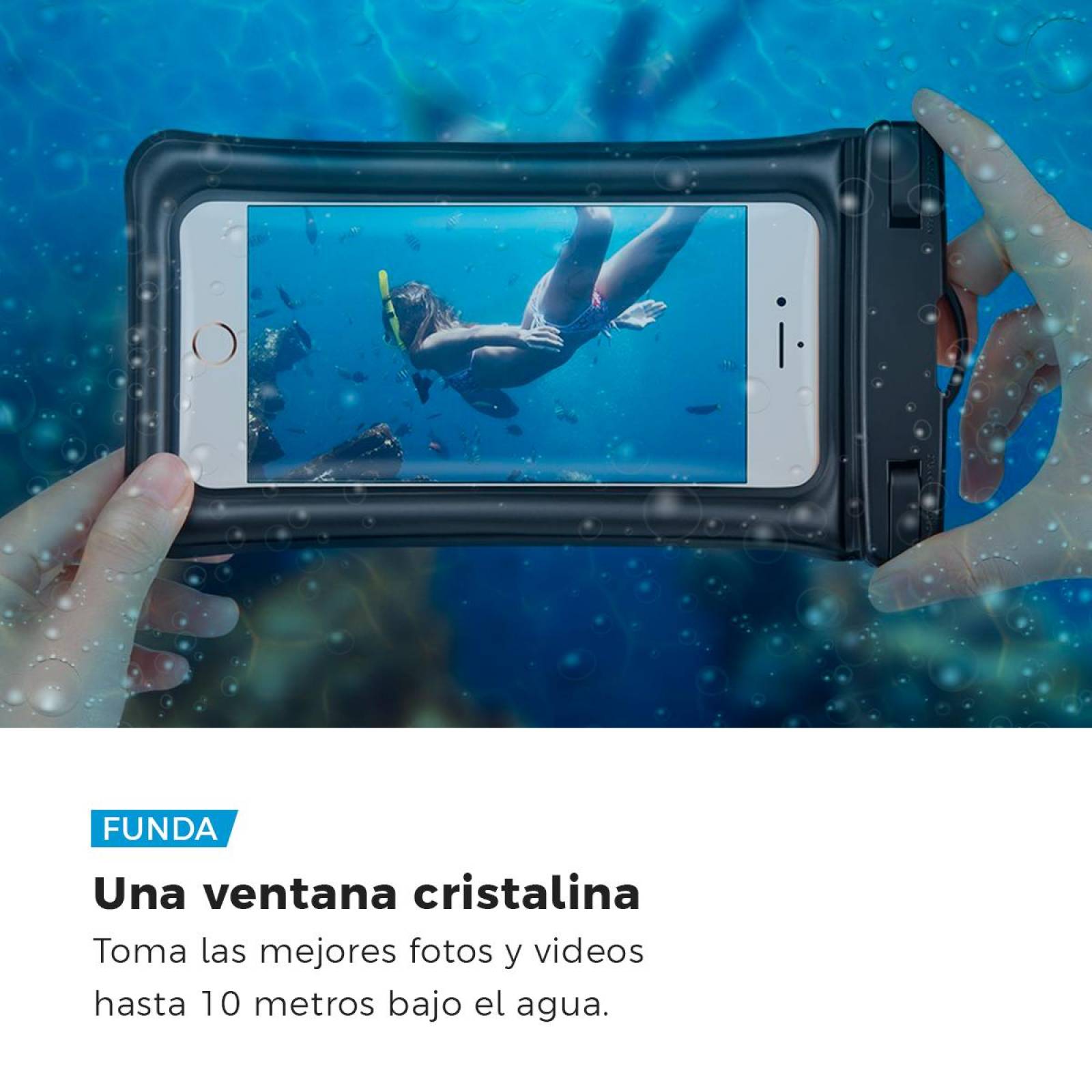 Kit 3 Fundas Protectoras BINDEN cn Flotador para Smartphones 