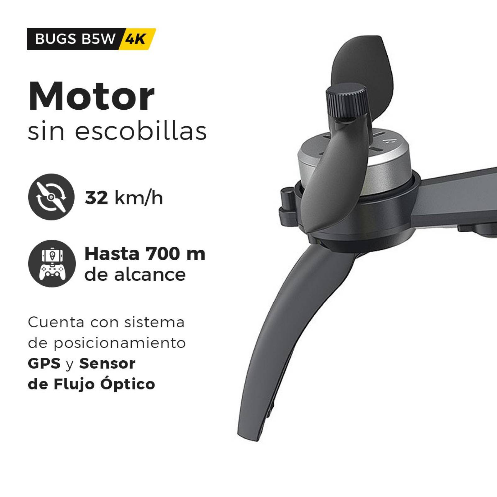 Drone Binden B5w Con Cámara 4k 90