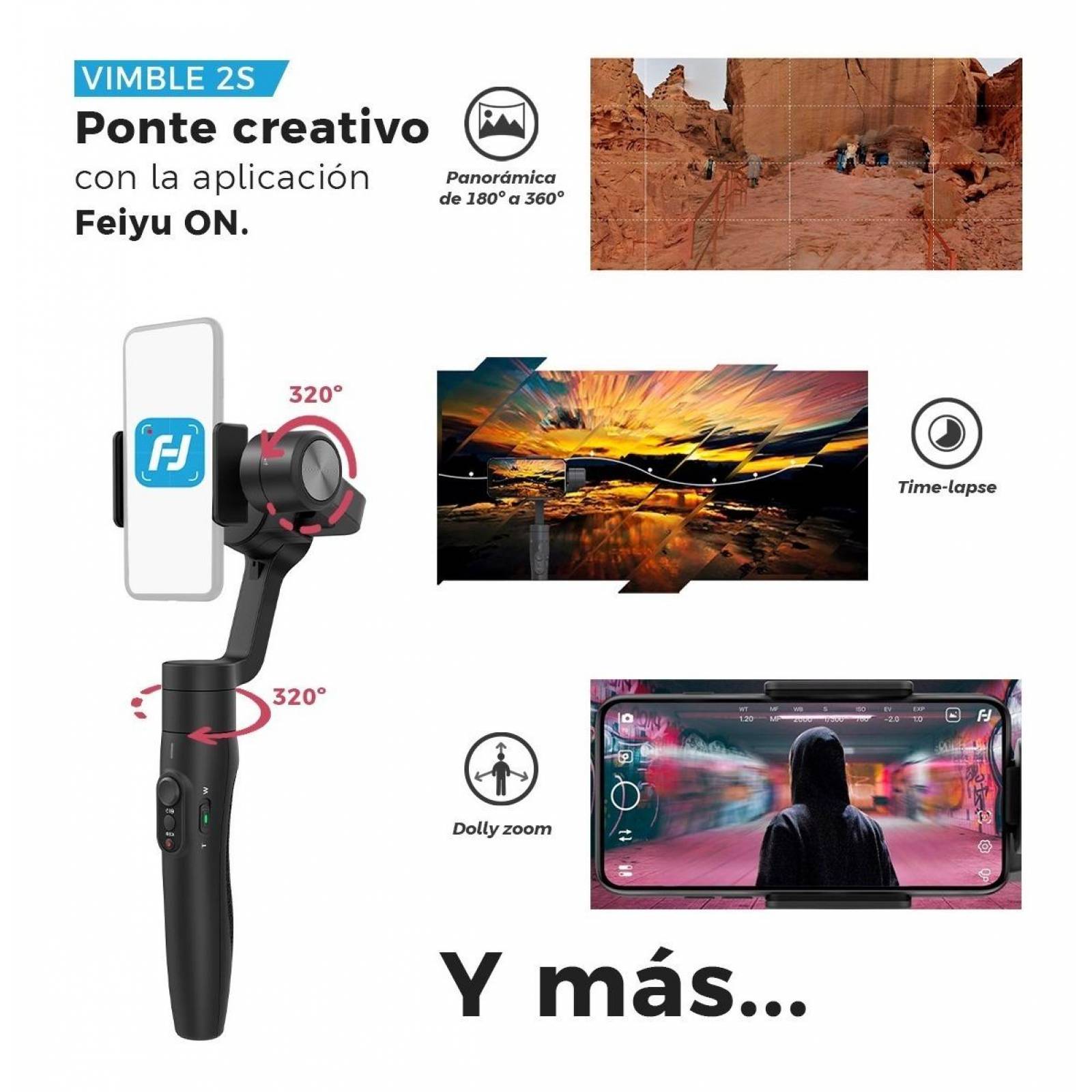 Estabilizador Binden Vimble2s Para Smartphones Selfie Stick 
