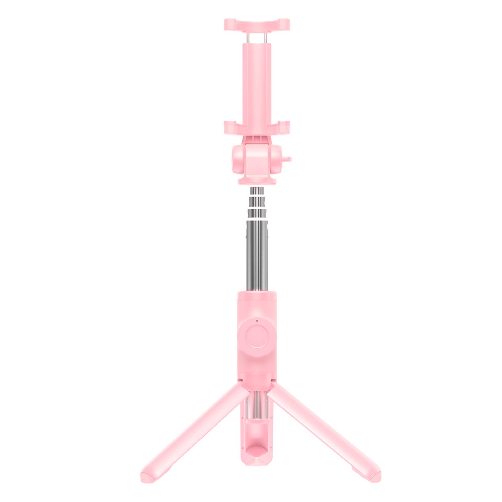 Selfie Stick BINDEN E01 2 en 1 Control BT Plegable Rosa