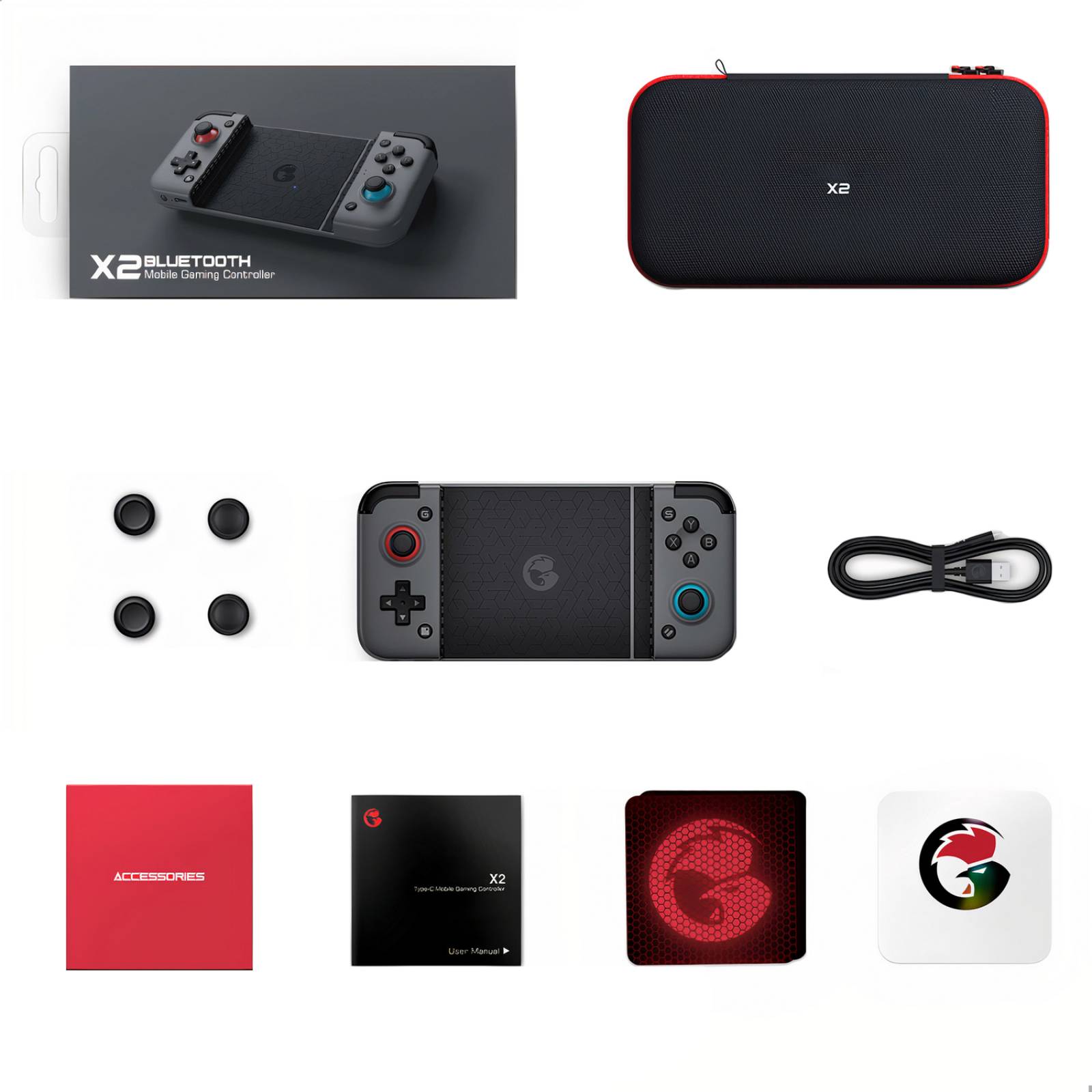 Control Gamer BINDEN X2 para Celular Bluetooth Ergonómico 