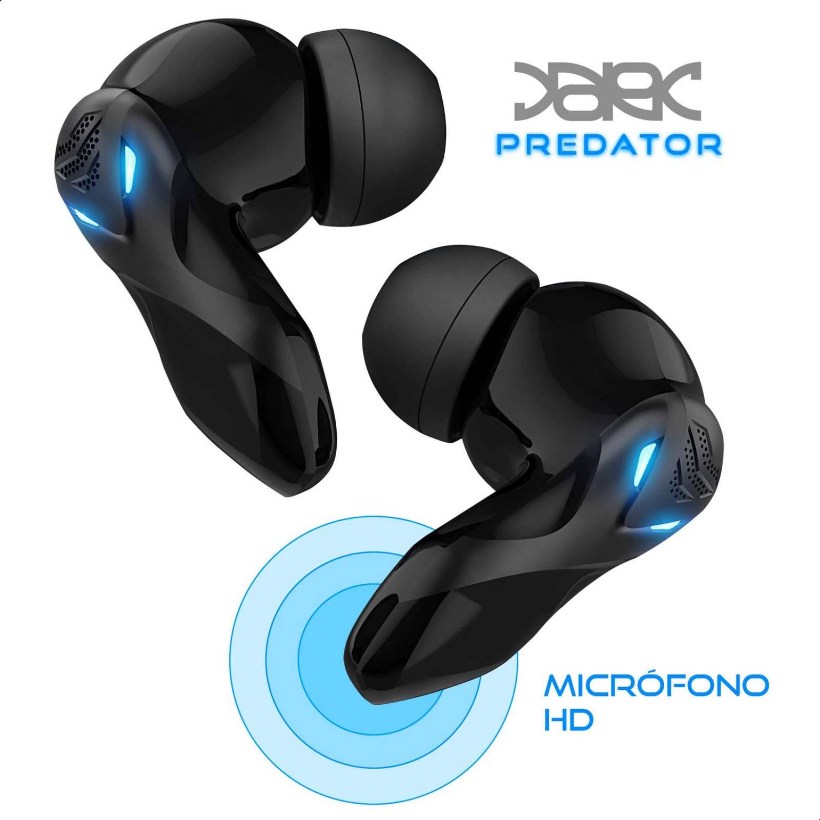 Audífonos Gamer BINDEN Dark Predator Baja Latencia 38ms 