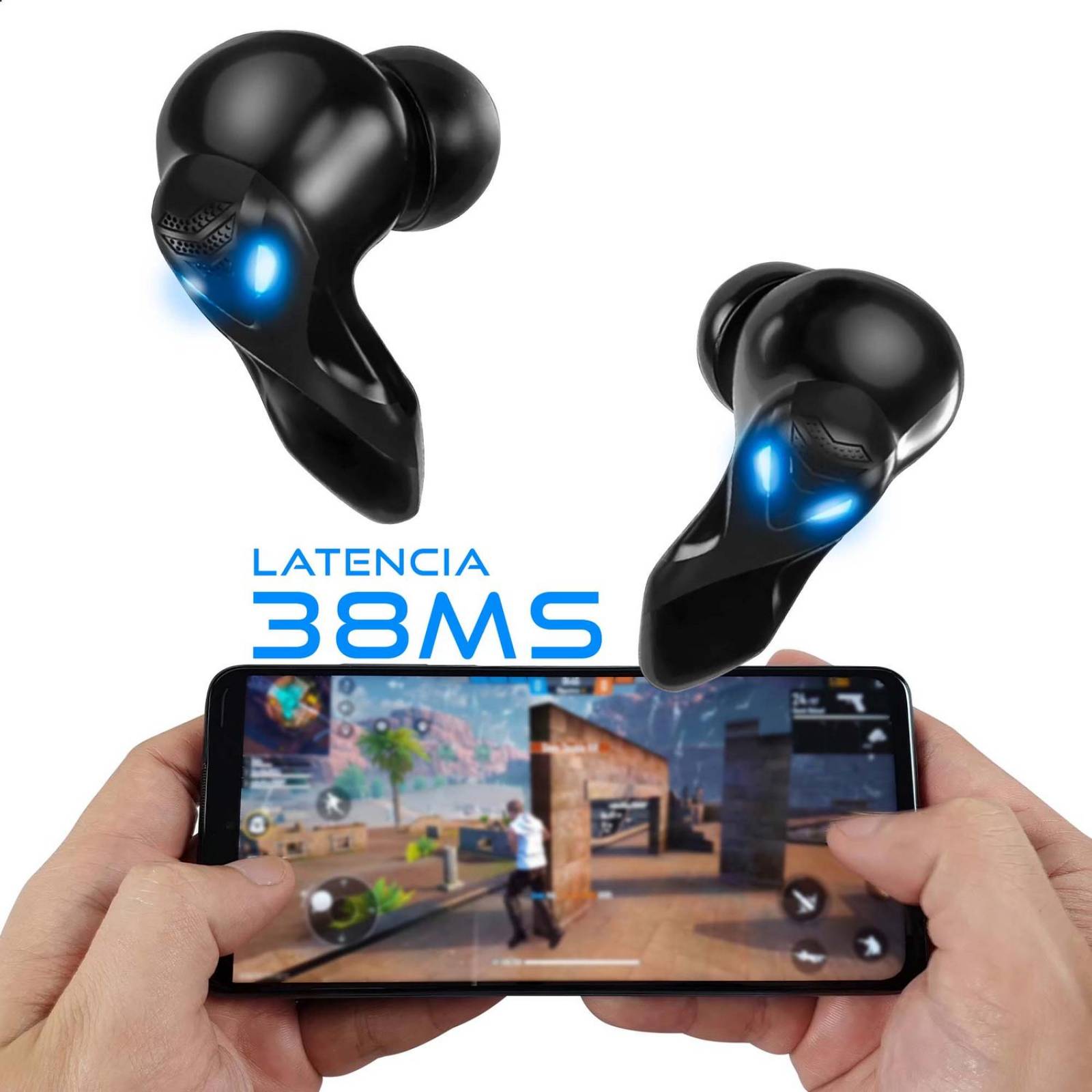 Audífonos Gamer BINDEN Dark Predator Baja Latencia 38ms 