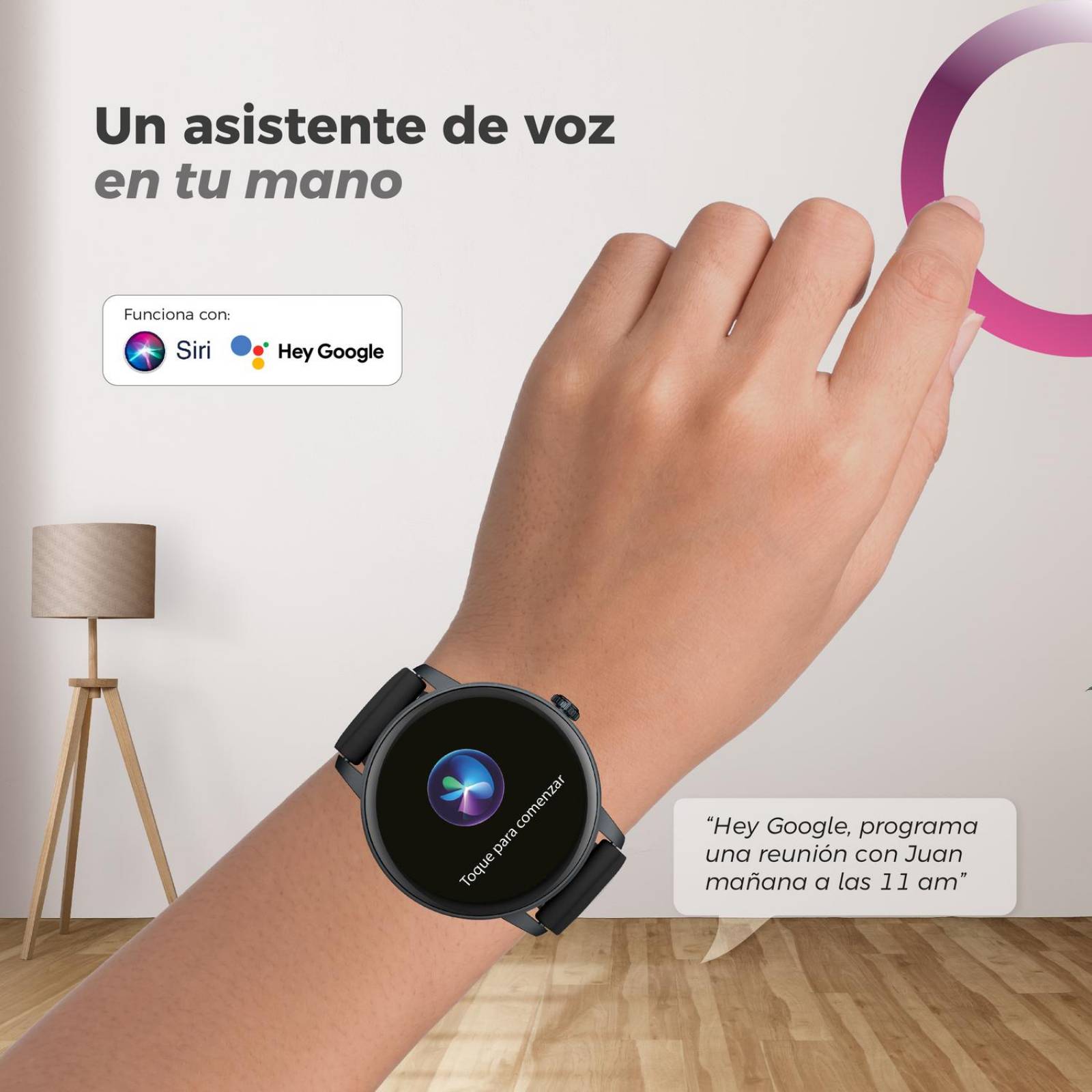 Smartwatch BINDEN ERA One Lite Negro + Audifonos One Pods 