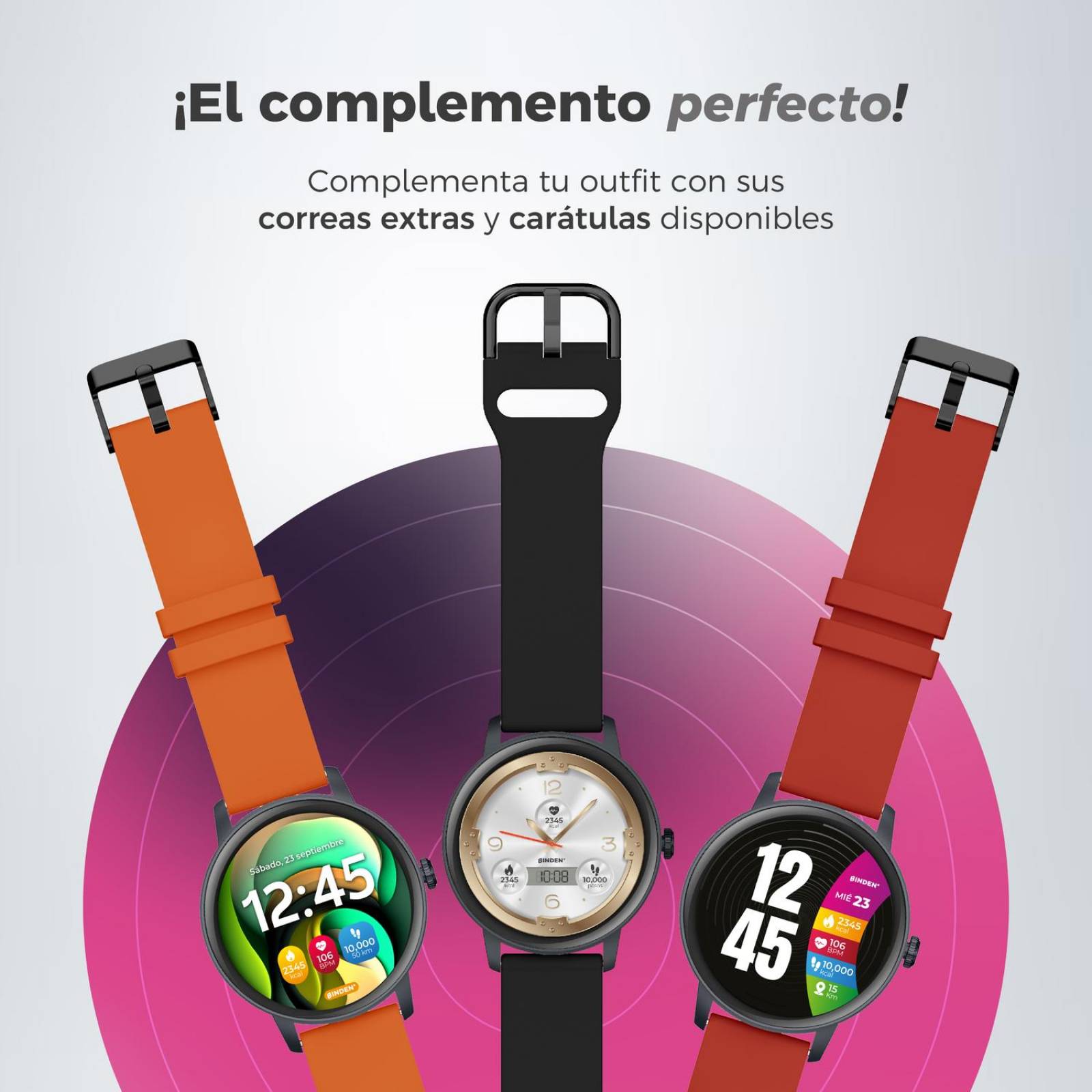 Smartwatch BINDEN ERA One Lite Negro + Audifonos One Pods 