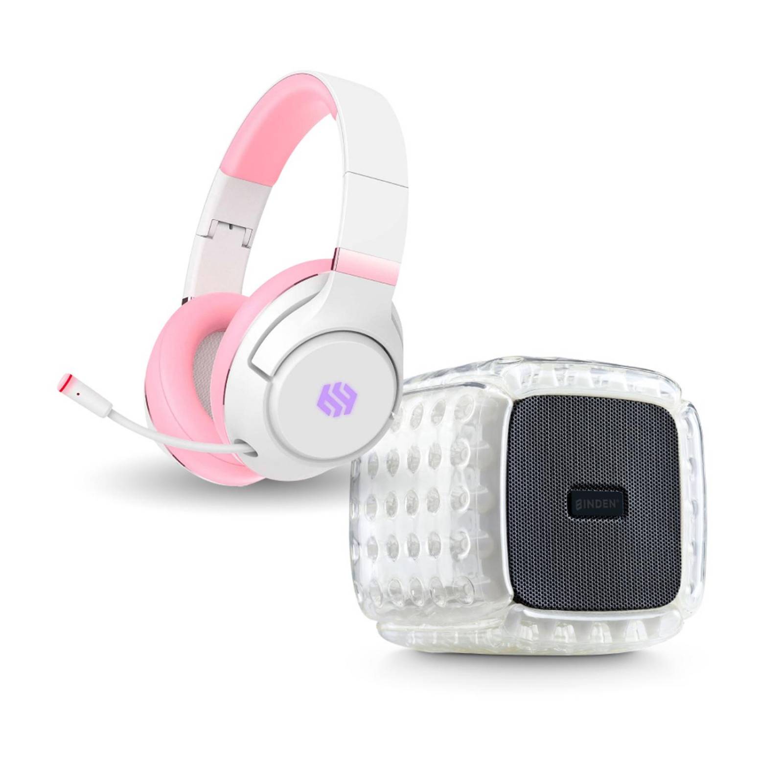 Kit Binden Bocina Anti-golpes Air Spkr + Audifonos Dark Candy. 