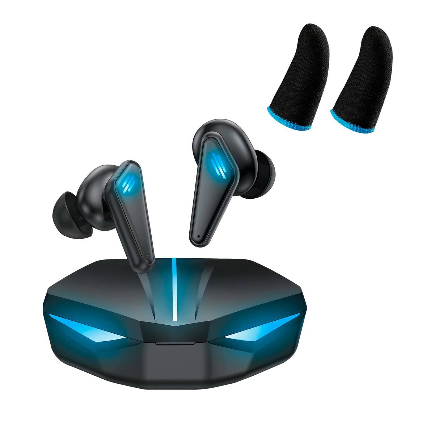 Audifonos Gamer BINDEN Dark Manta + Dedales Gamer de Regalo 