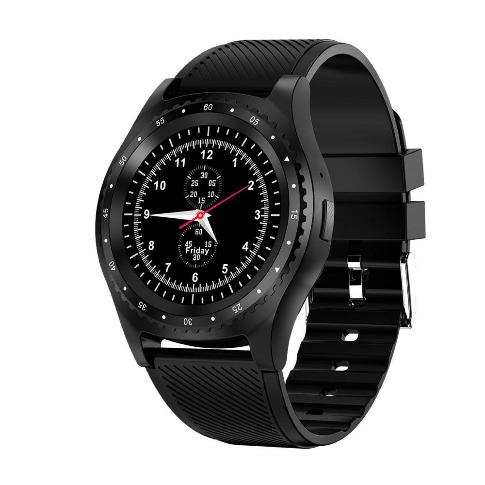 Smartwatch L9 con Cámara Espía Micro SD MultiApps Negro