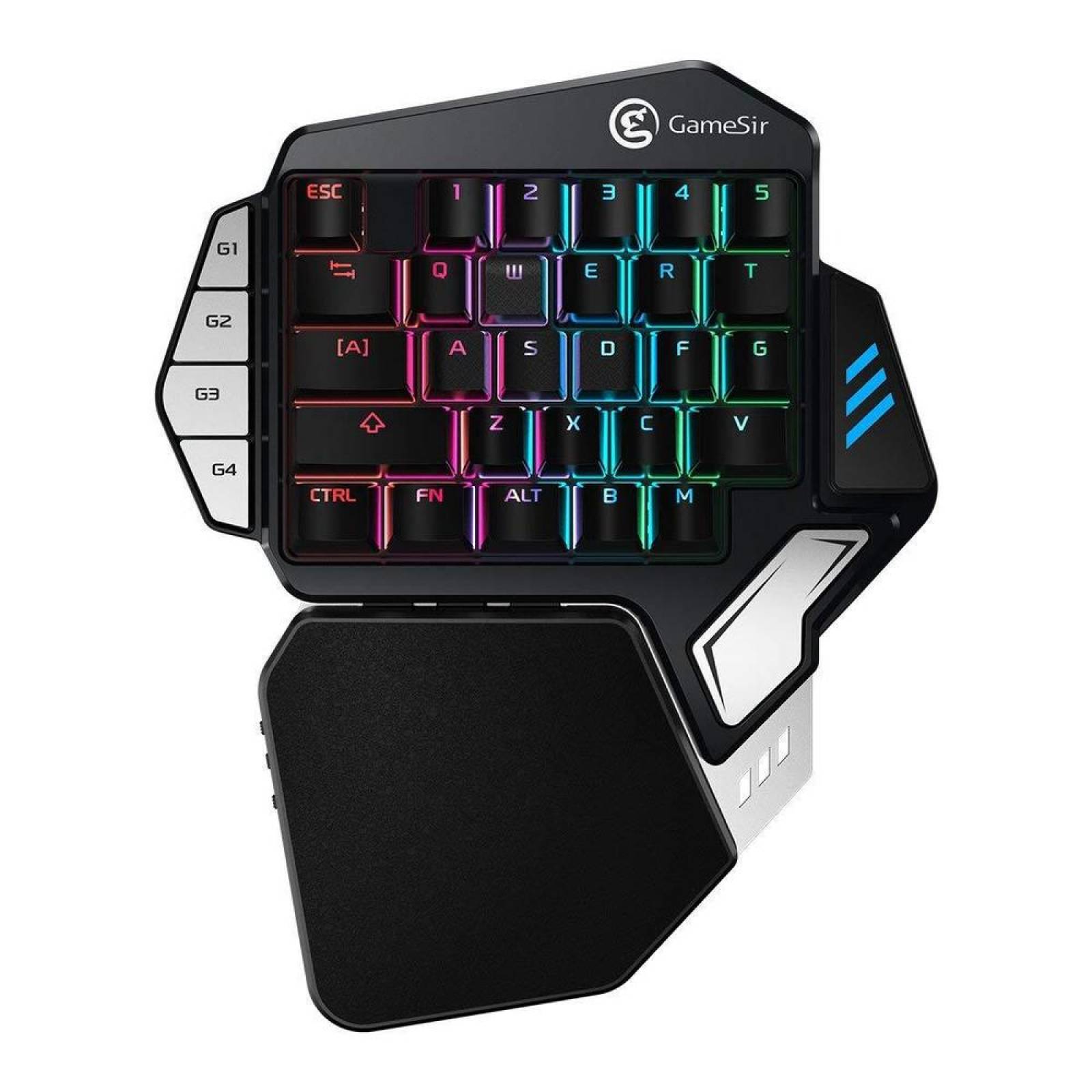 GameSir Z1 Teclado Mecánico para Gaming Ideal para Battle Royale LEDs