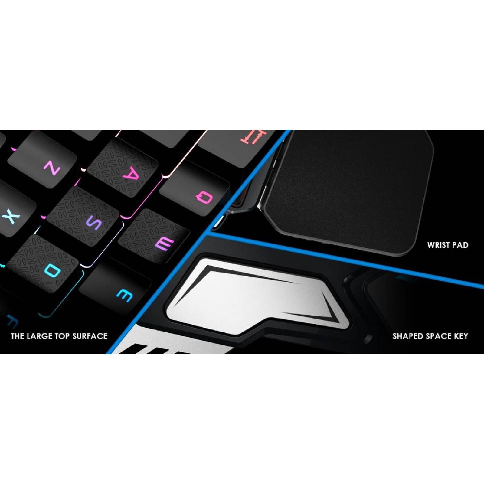 GameSir Z1 Teclado Mecánico para Gaming Ideal para Battle Royale LEDs