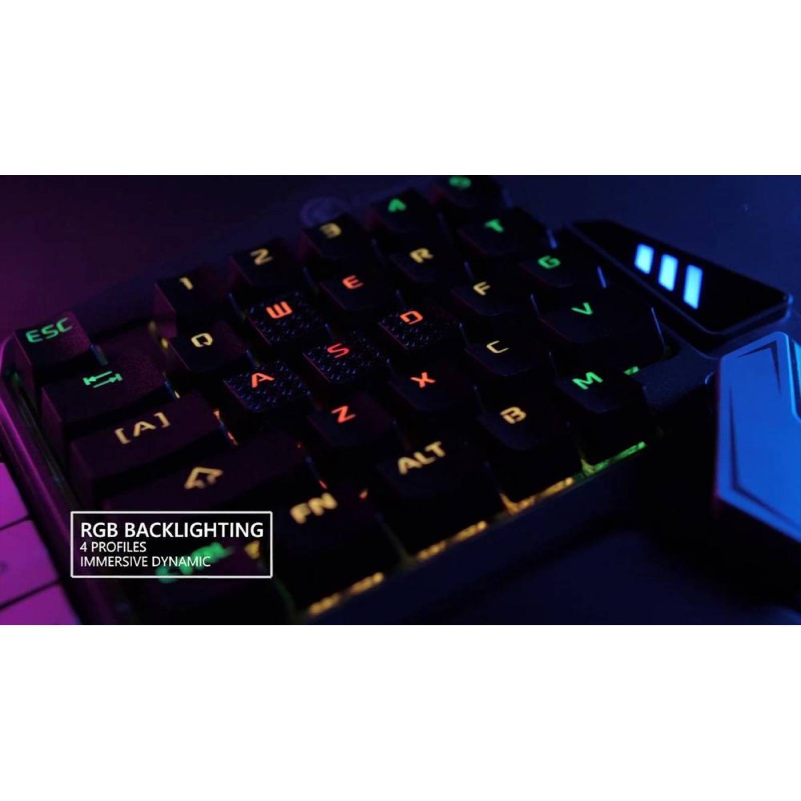 GameSir Z1 Teclado Mecánico para Gaming Ideal para Battle Royale LEDs