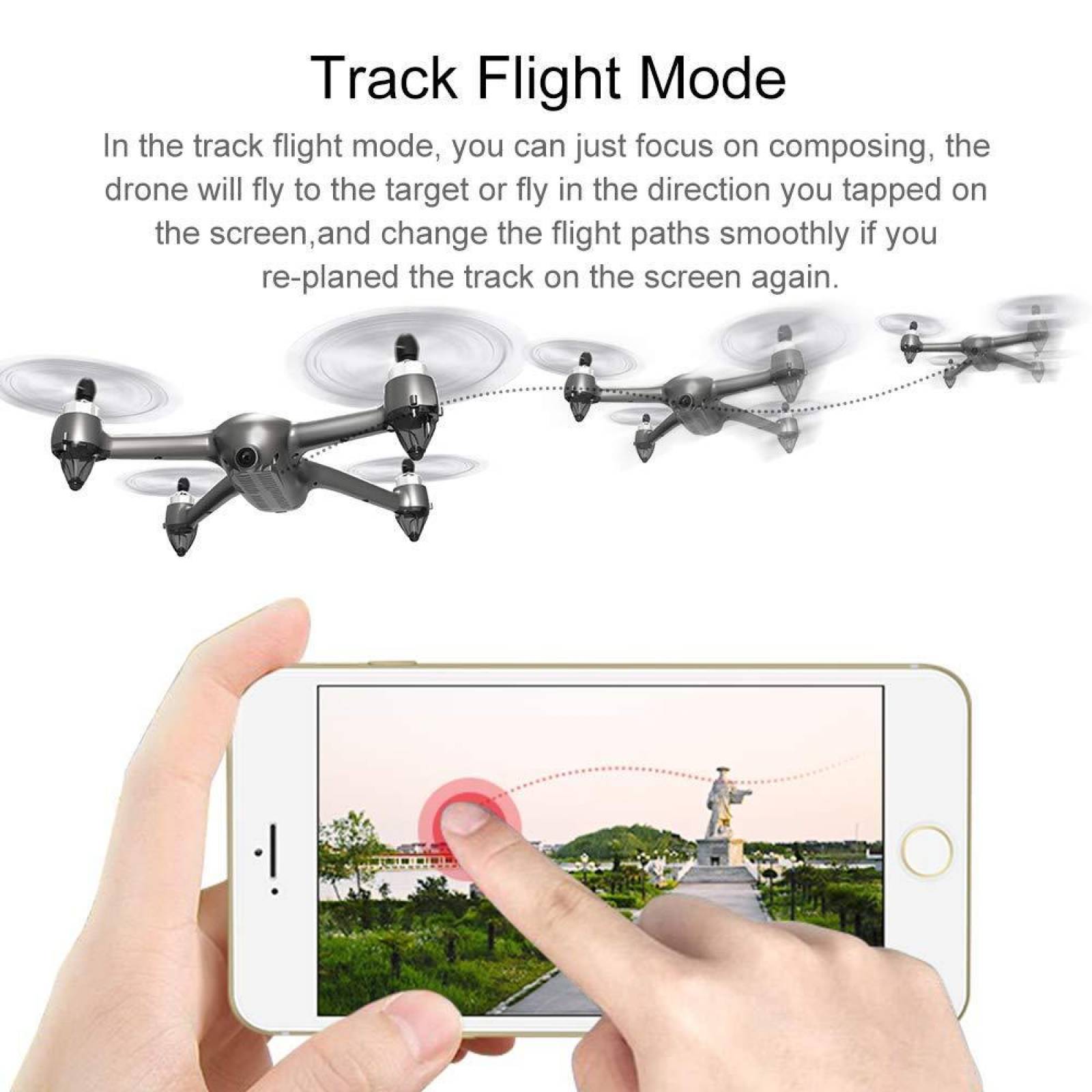 Drone Bugs B2SE con GPS Cámara 5G y 18 Min de Vuelo 