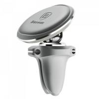 Soporte Magnético De Celular Para Automóvil Con Abrazadera Para Cable Baseus Gris