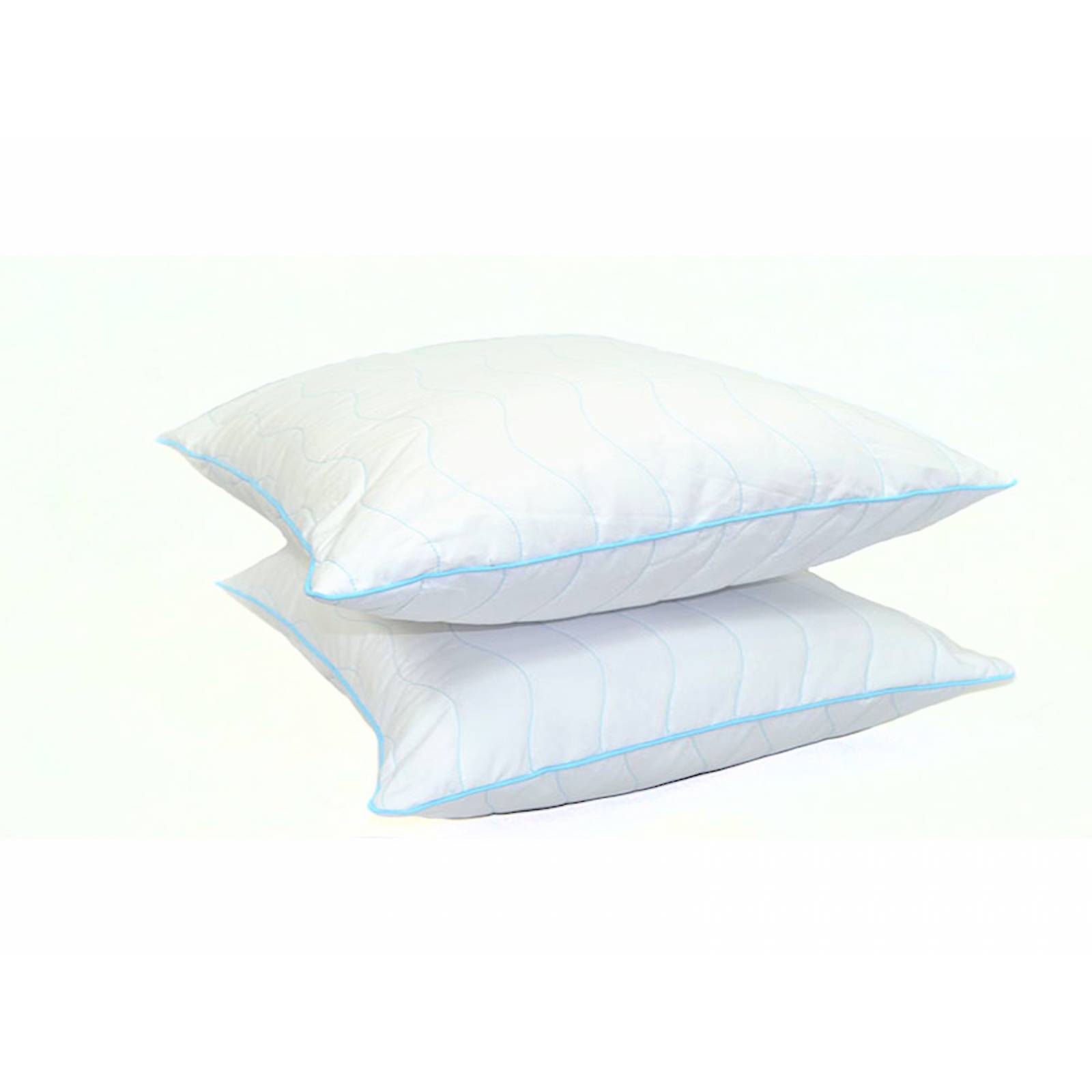 2 Pack Almohadas releep Capitonadas Bies Azul King size Lunics