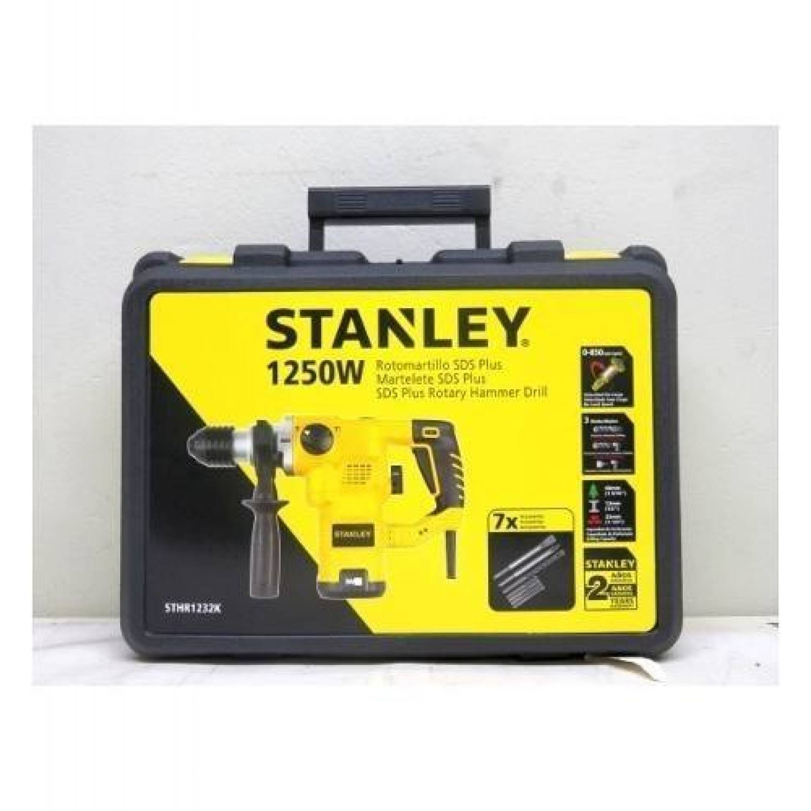 Rotomartillo Sds plus  1200w 1 1 4 Stanley Sthr1232k b3