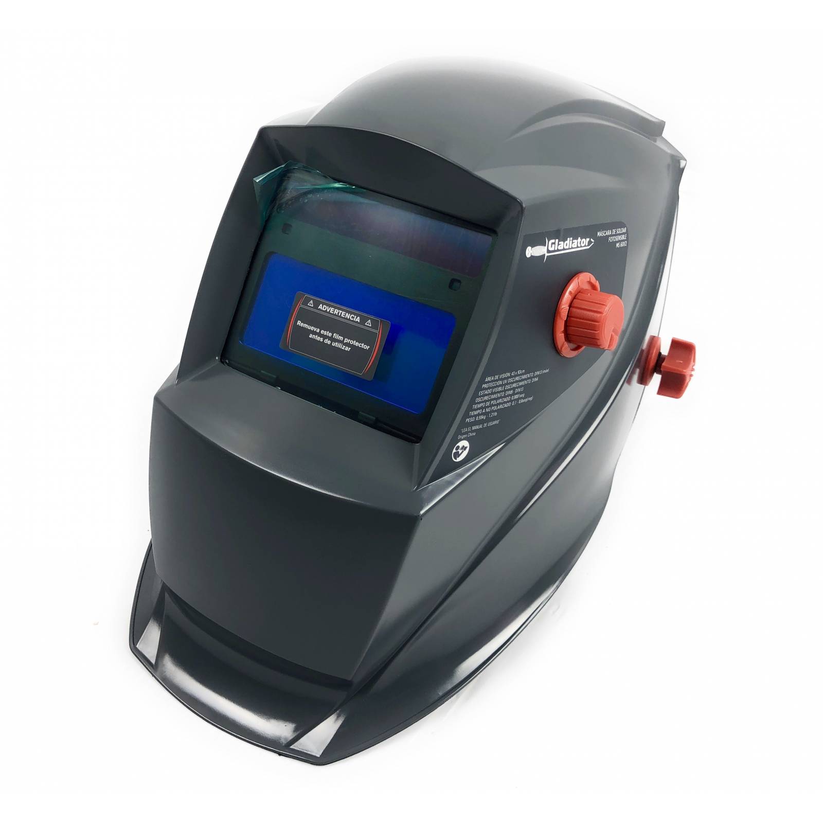 Careta Para Soldar Fotosensible GLADIADOR Ms60193x43 9 13