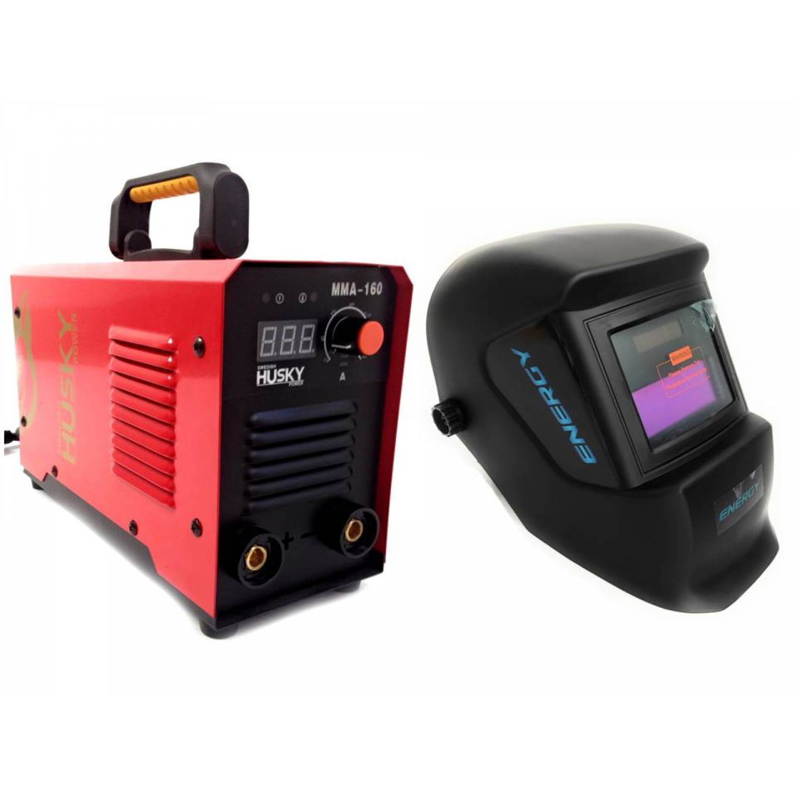 Soldadora Husky Inversor 110v 140amp 220v 180 Careta WM40