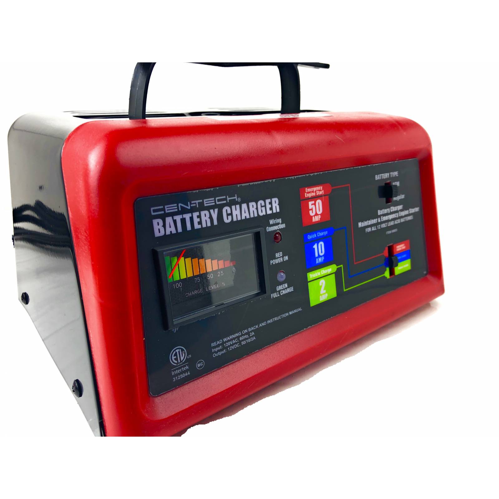 Cargador De Baterias Centech 12v 6v Arrancador 50amp