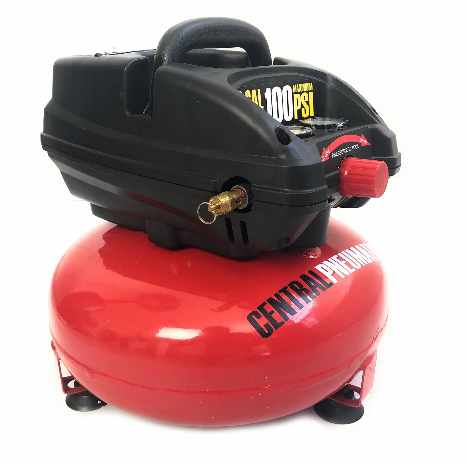 Compresor Pancake 3 Galones 100 Psi Central Pneumatic