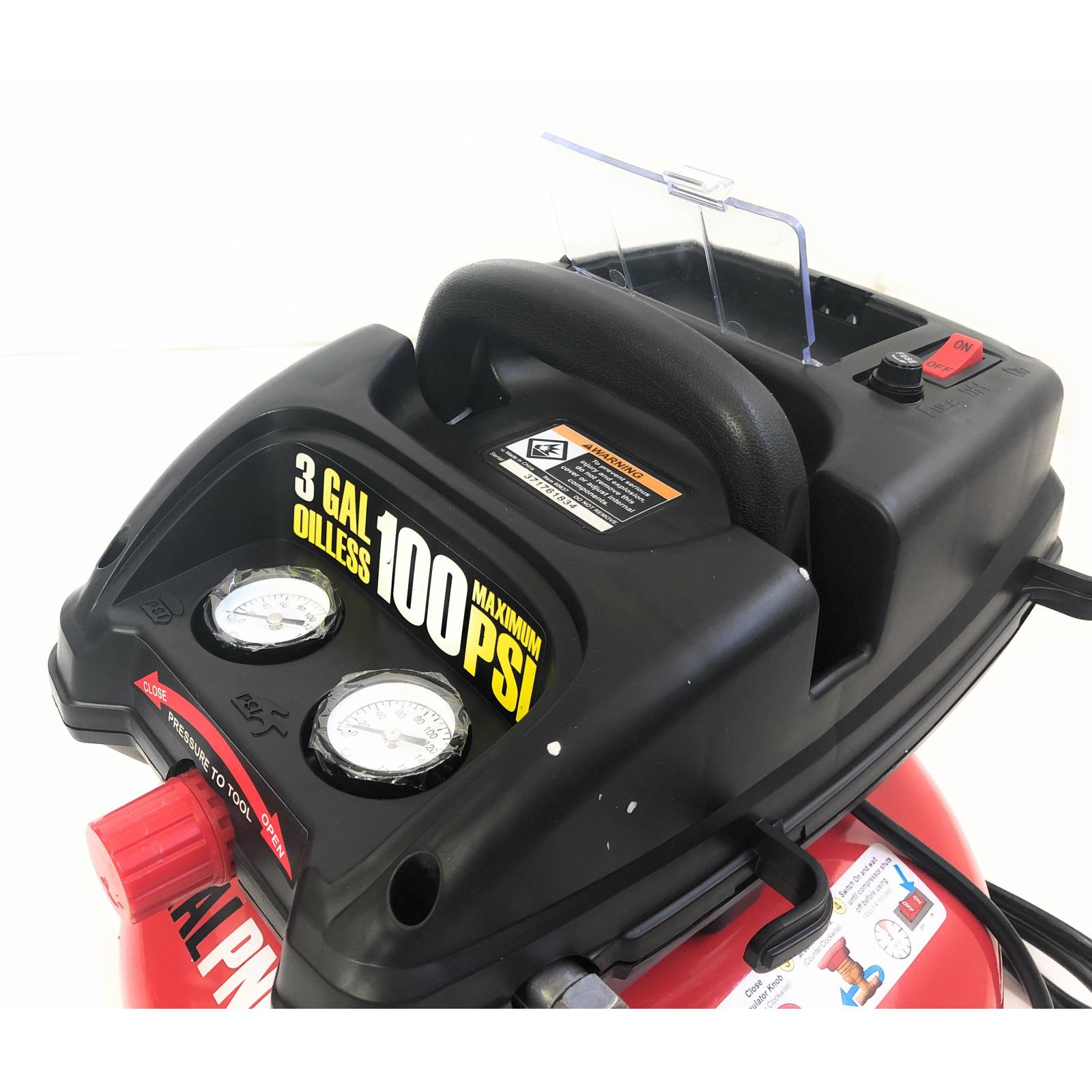 Compresor Pancake 3 Galones 100 Psi Central Pneumatic