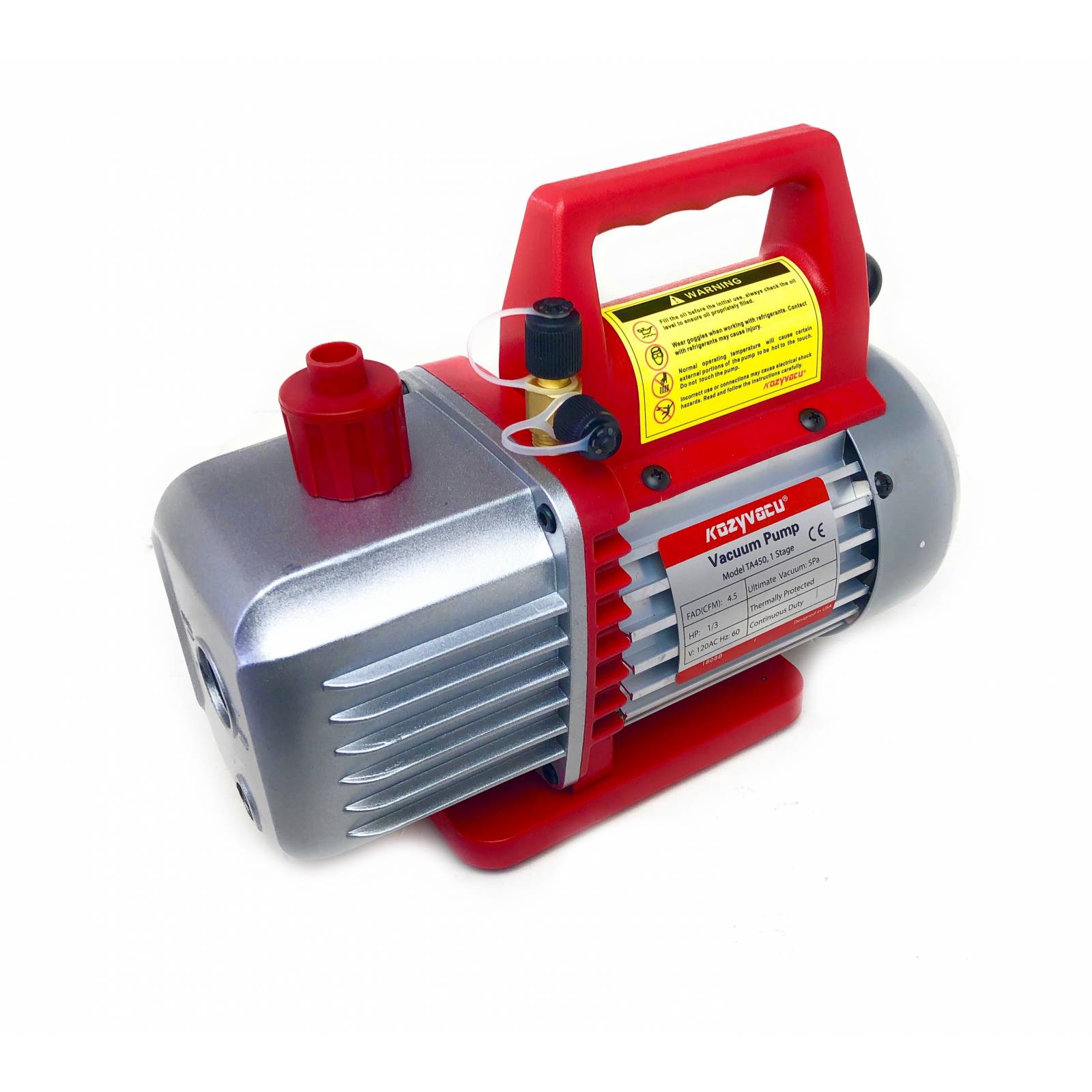 Bomba de vacio marca Kozyvacu TA450 4cfm 1 3hp 110v