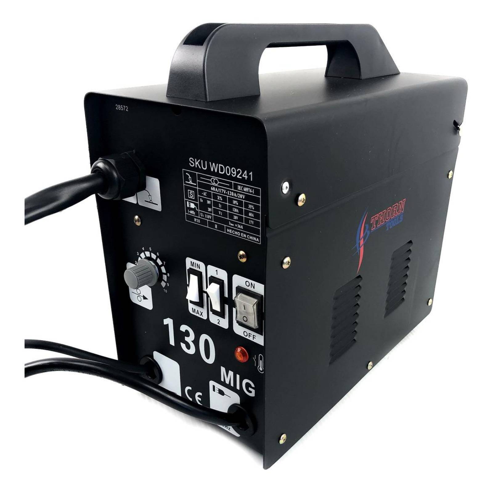 Maquina Soldar Microalambre Mig 130a 110v Sin Gas Bk Maquina Soldar Microalambre Mig 130a 110v Sin Gas Bk