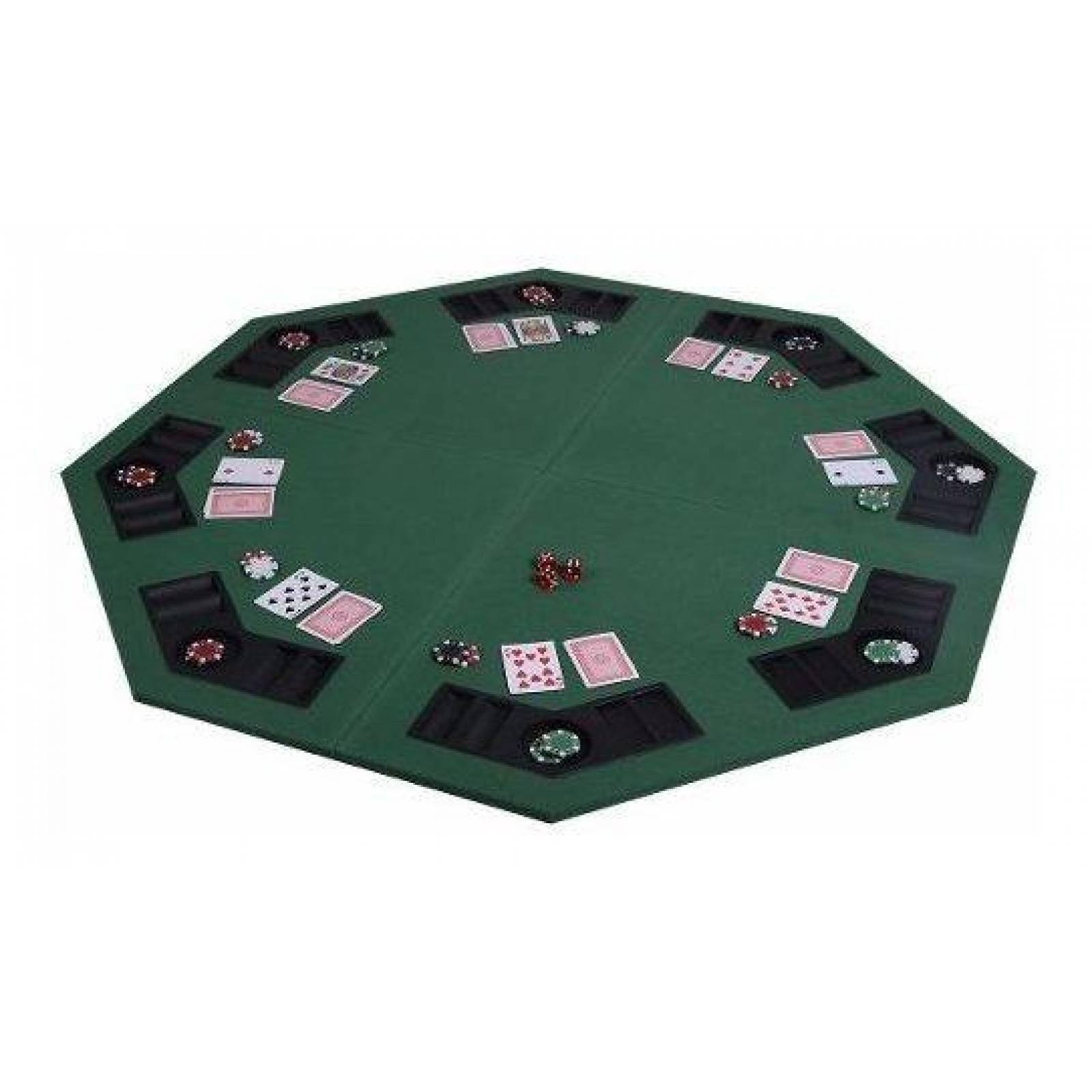 Mesa Cubierta De Poker 48 PuLG Portatil - Cartas Ty318693 