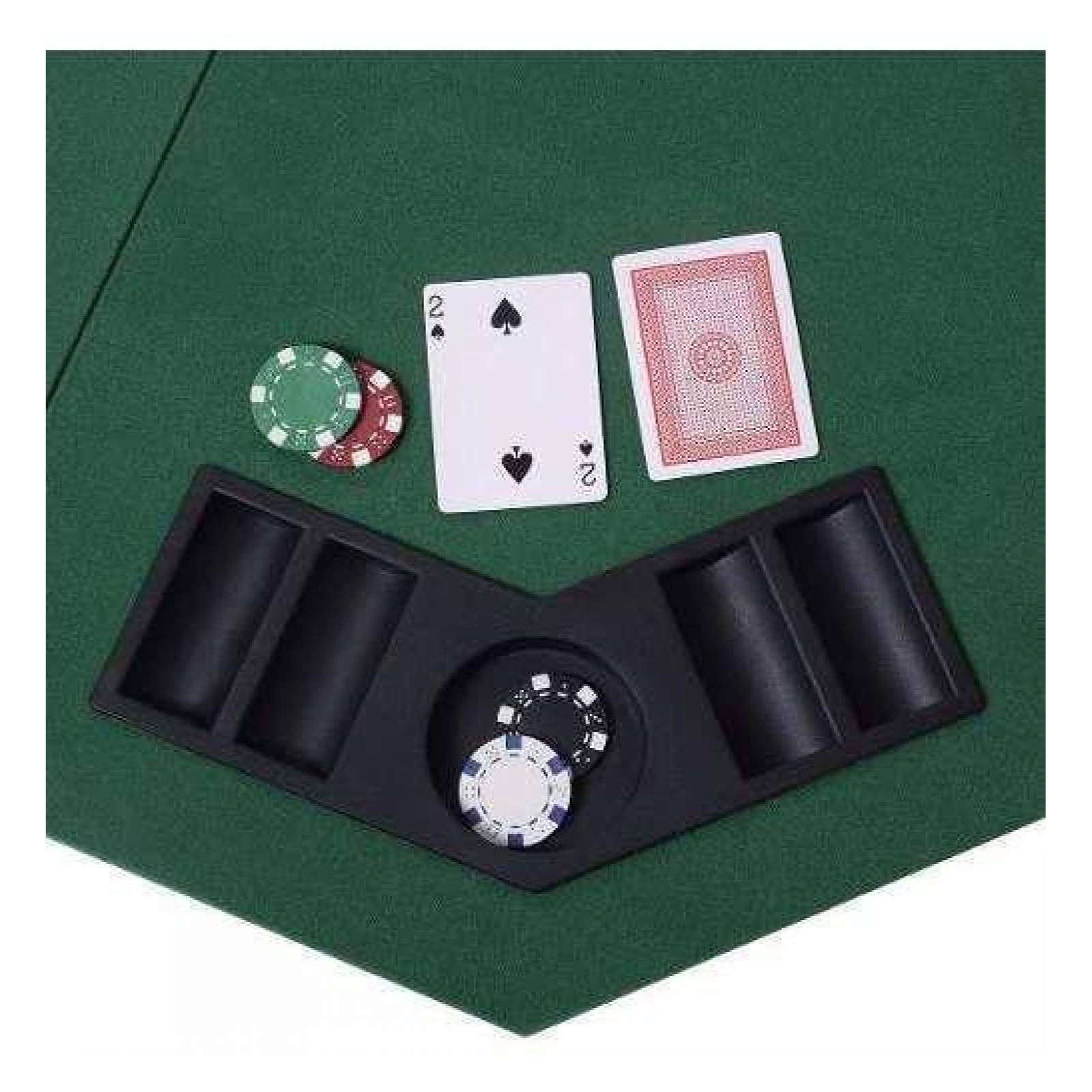 Mesa Cubierta De Poker 48 PuLG Portatil - Cartas Ty318693 