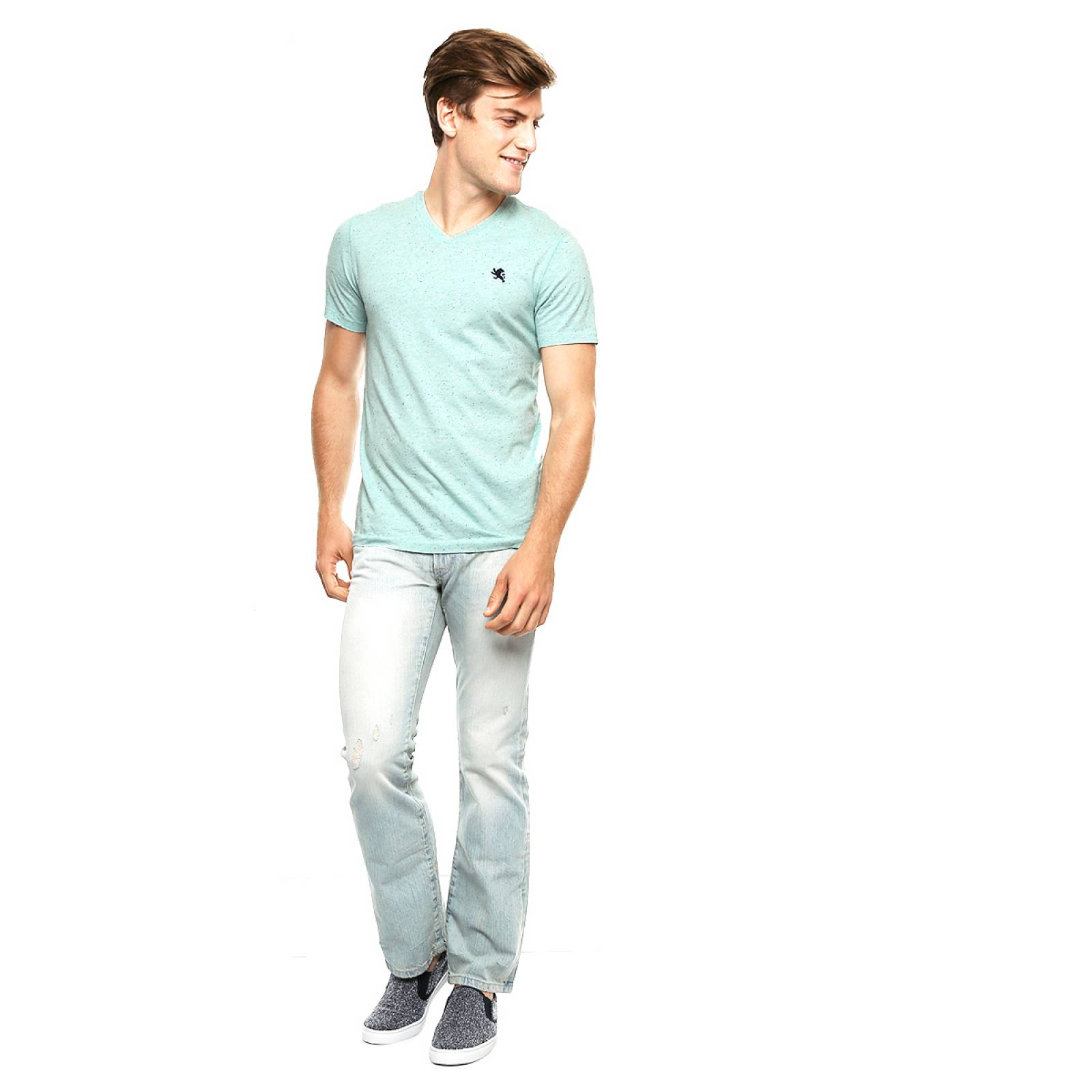 Playera Manga Corta Verde by Express