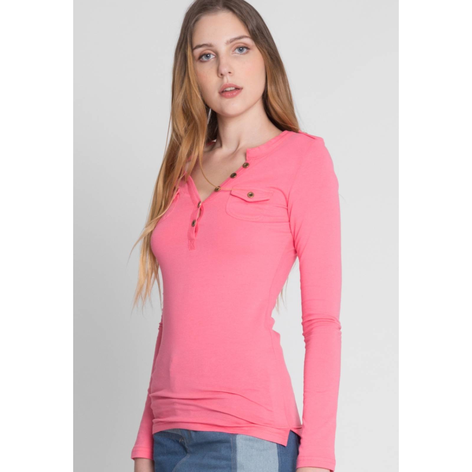 blusas color rosa
