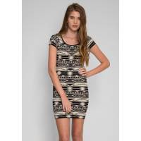 Vestido Mini Estilo Boho Color Negro