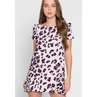 Vestido Con Estampado De Leopardo