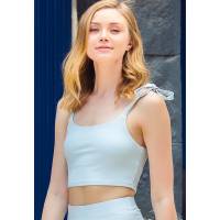 Crop Top En Tejido Acanalado