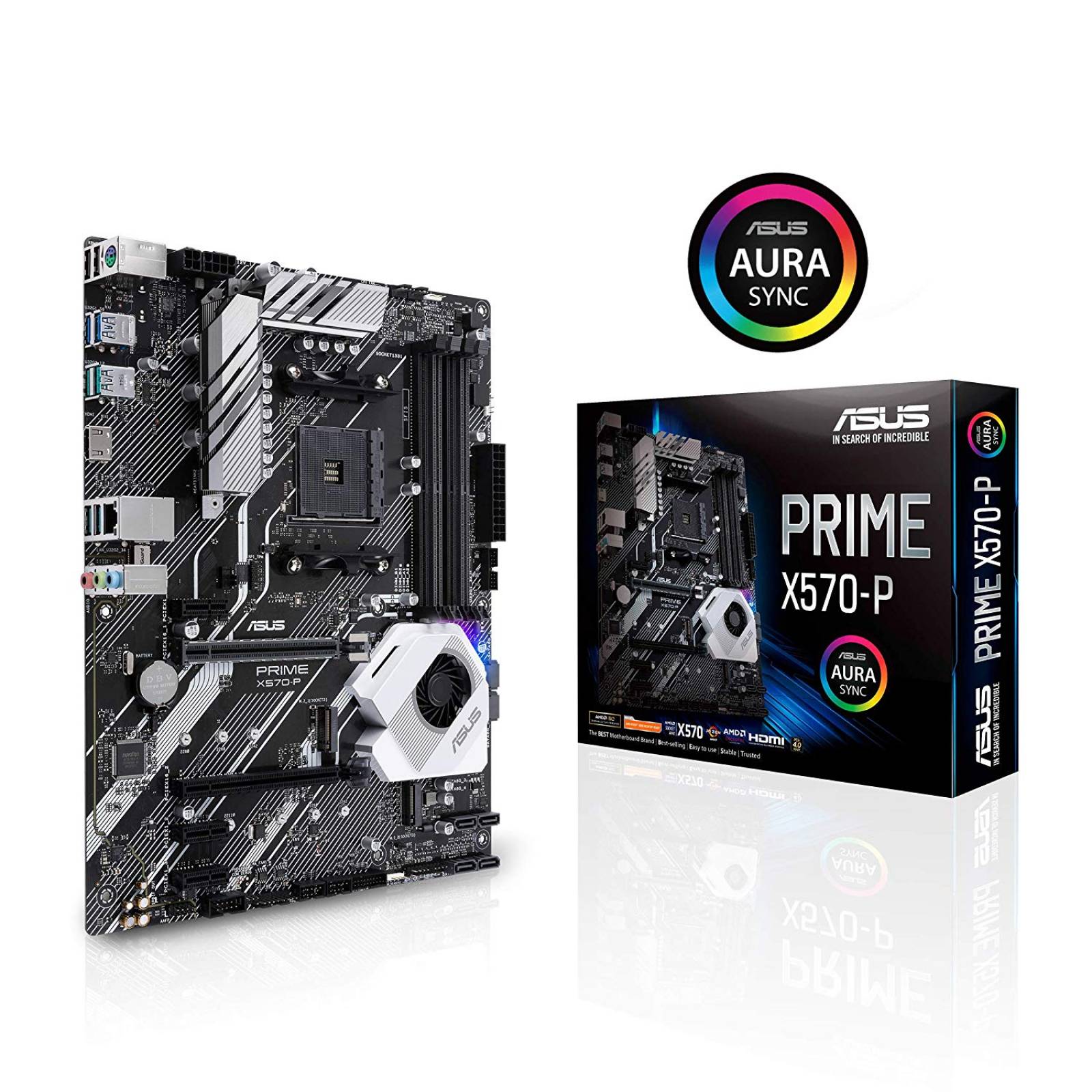 Tarjeta Madre Asus Prime X570-P AM4 DDR4 ATX HDMI