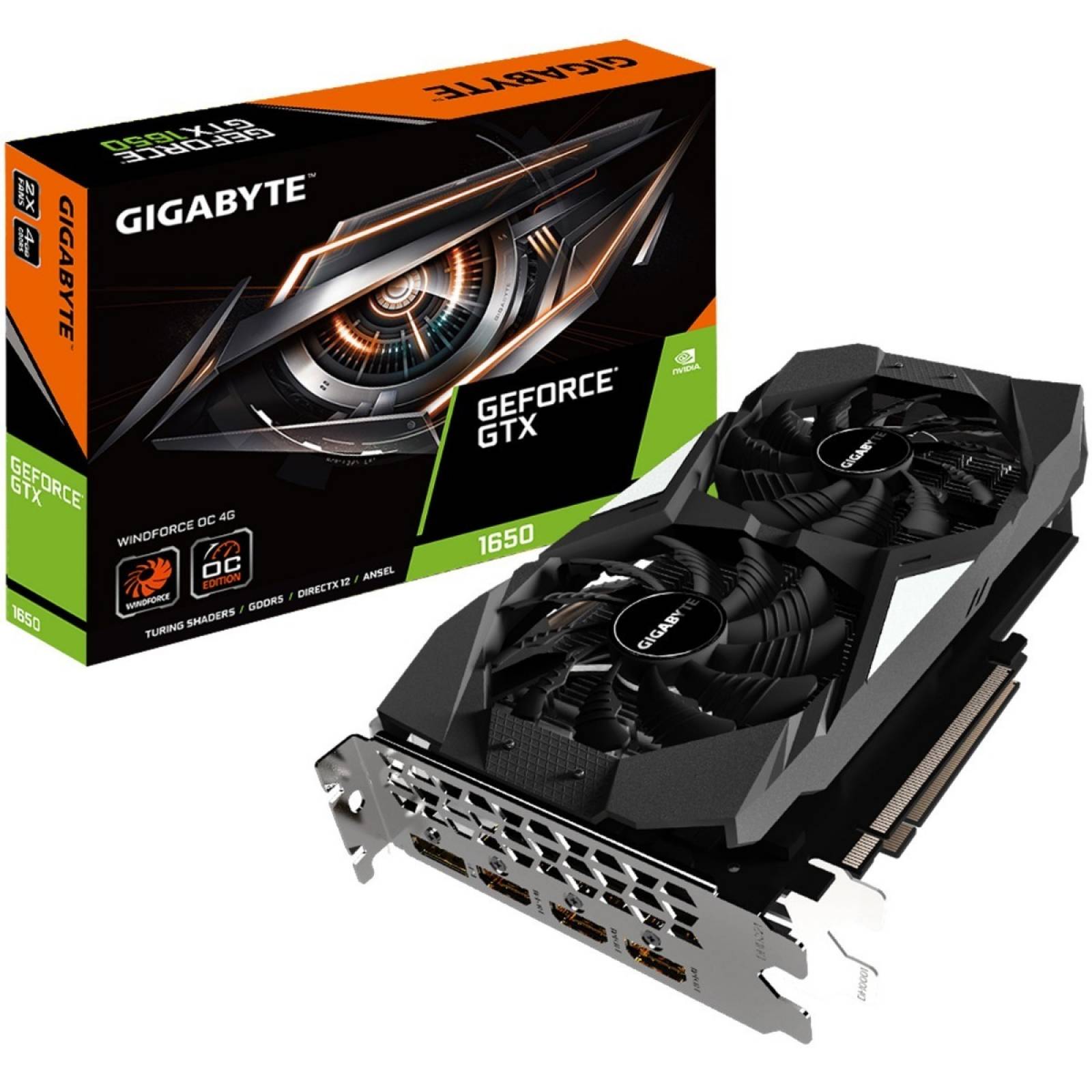 Tarjeta De Video Gigabyte Nvidia Gtx 1650 4gb Windforce Oc