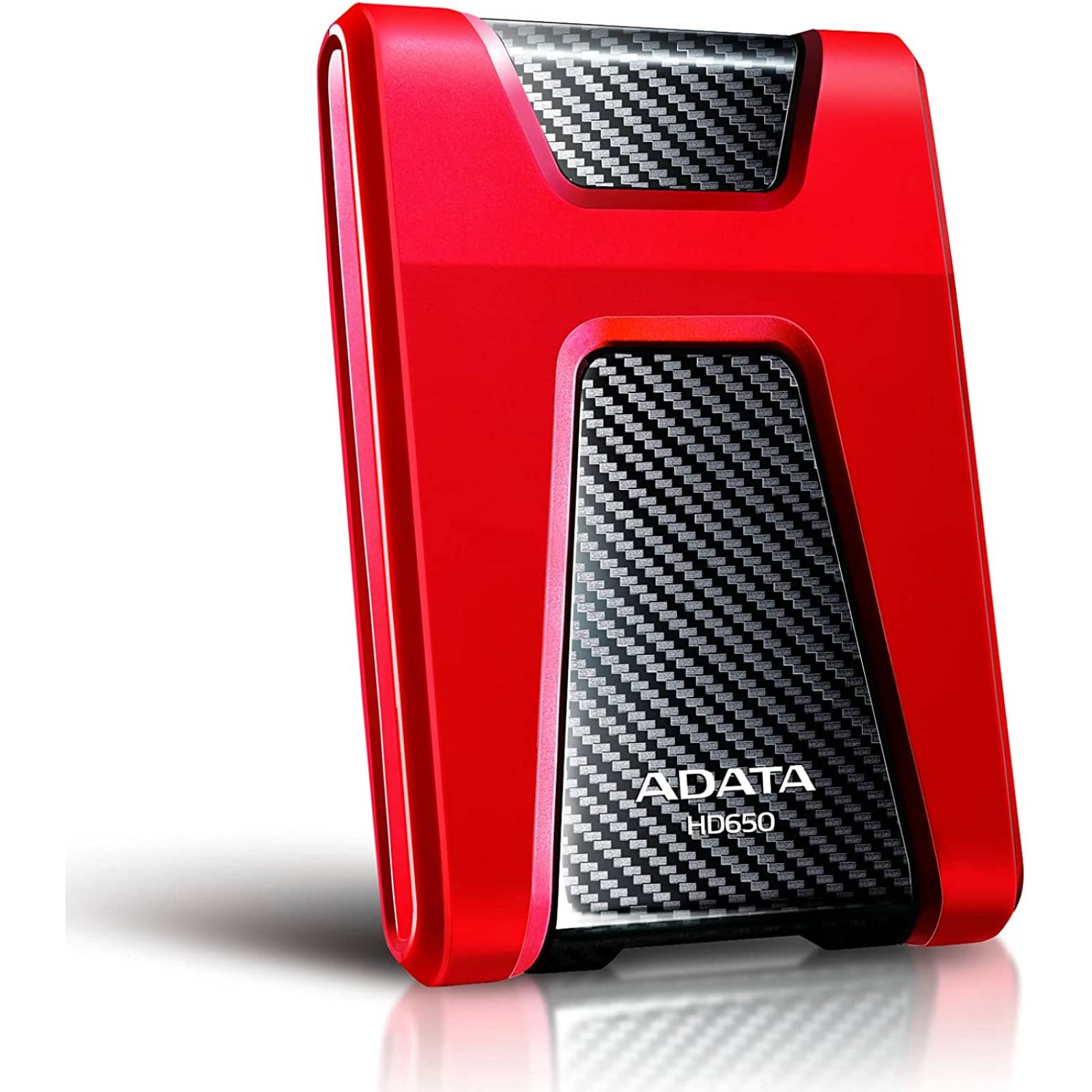 DISCO DURO EXTERNO ADATA HD650 1TB ROJO AHD650-1TU31-CRD.