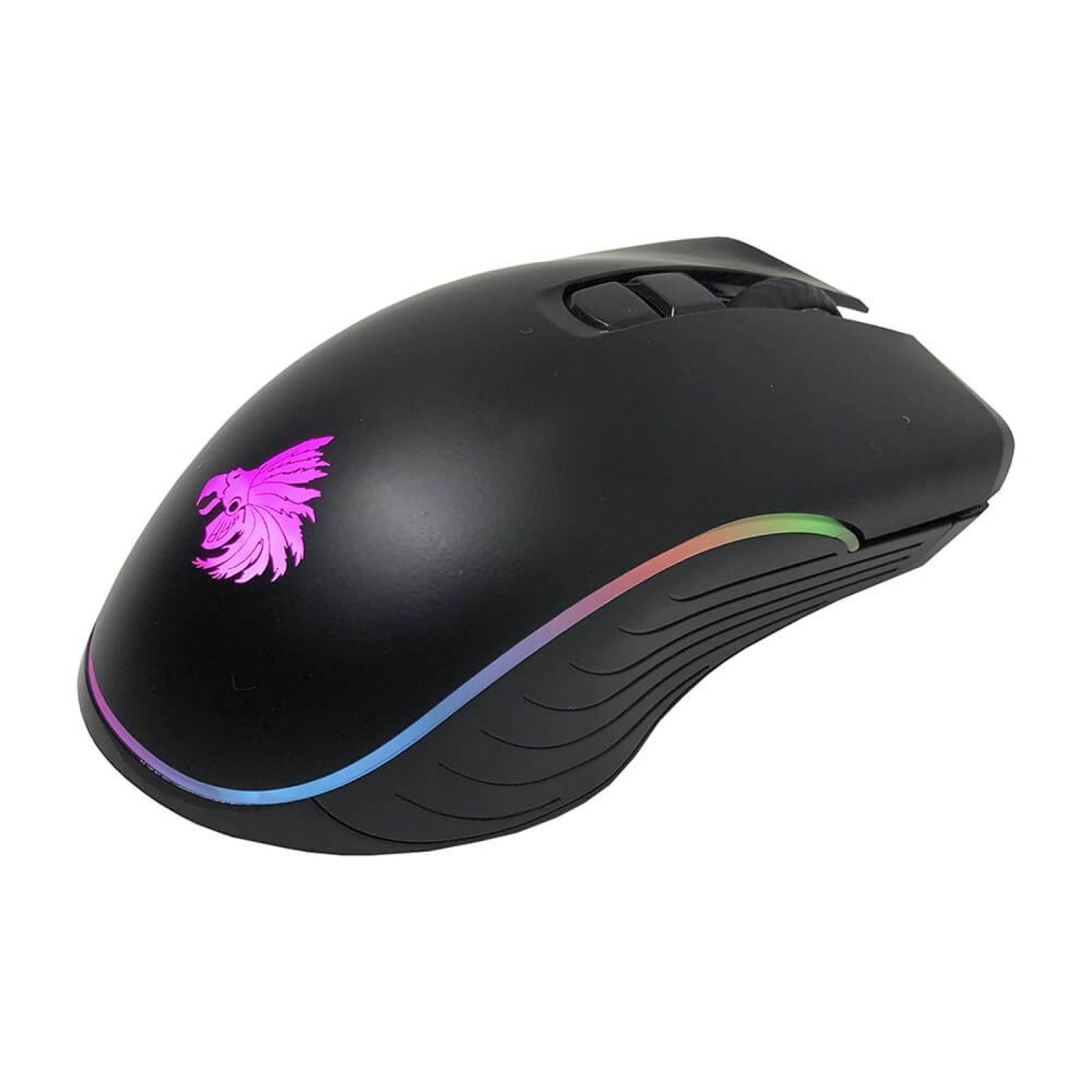 MOUSE EAGLE WARRIOR COBRA OPTICO RGB USB NEGRO 3200DPI MGU339COBRAEGW