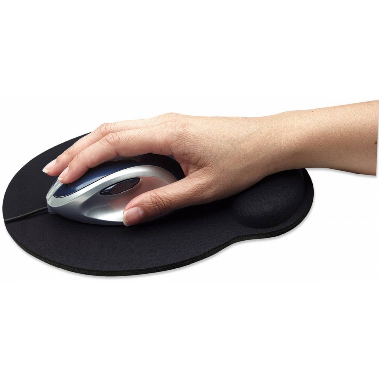 MOUSEPAD MANHATTAN DESCANSA MUÑECAS DE GEL NEGRO 434362