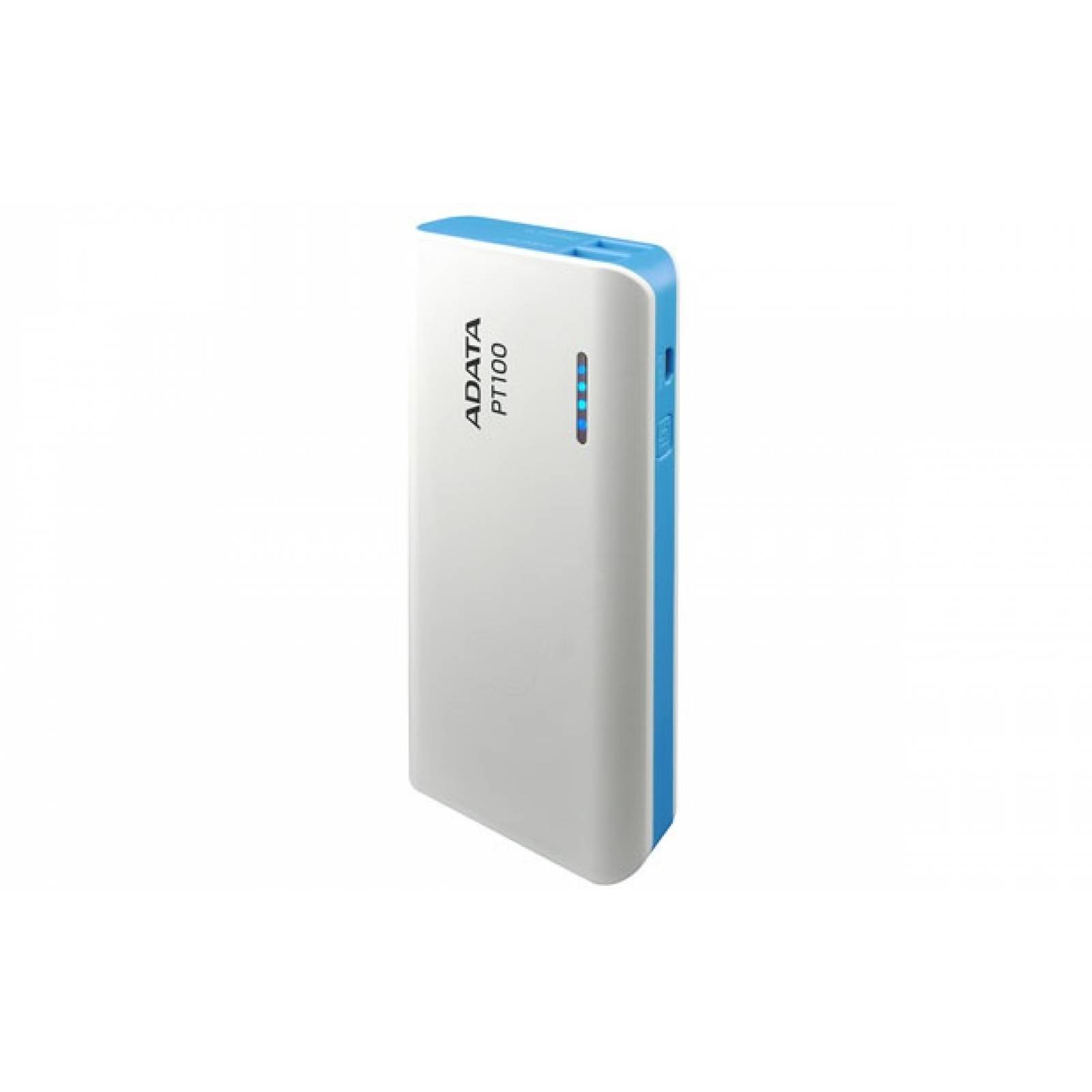 POWER BANK ADATA PT100 BLANCO/AZUL APT100-10000M-CWHBL